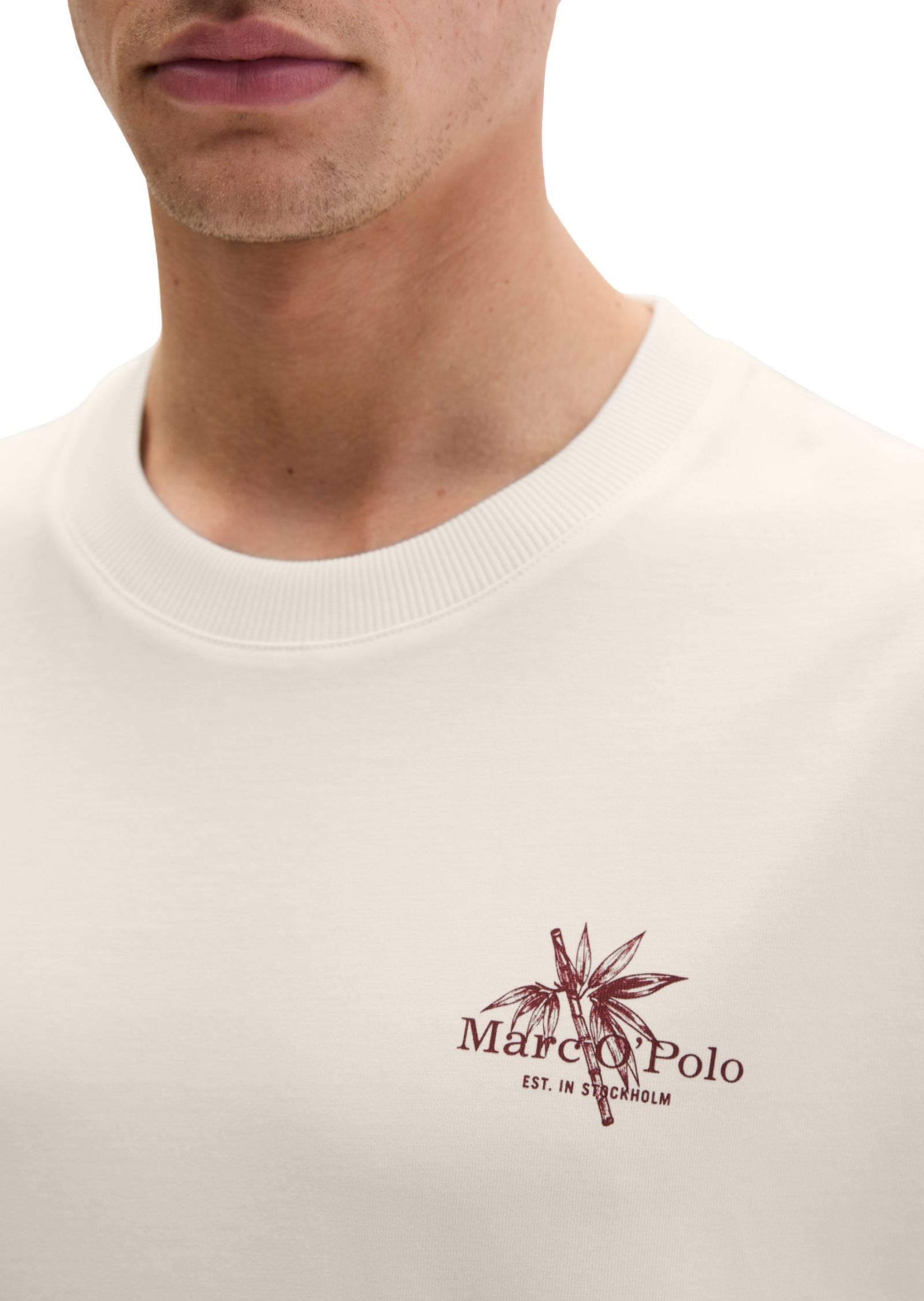 Marc O'Polo T-Shirt »mit saisonalem Rückenprint«