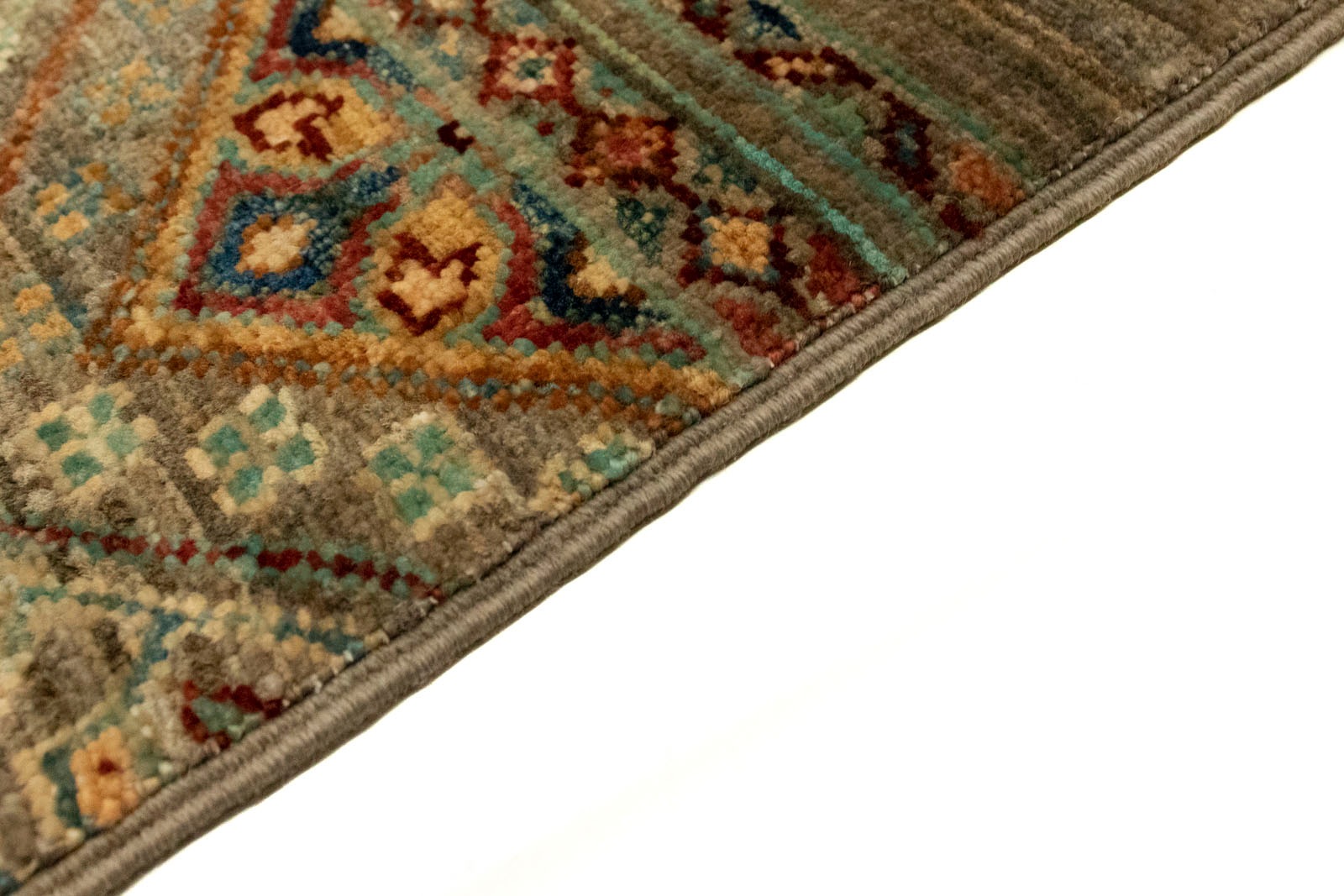 morgenland Wollteppich »Ziegler Modern Teppich handgeknüpft grau«, rechteckig, handgeknüpft