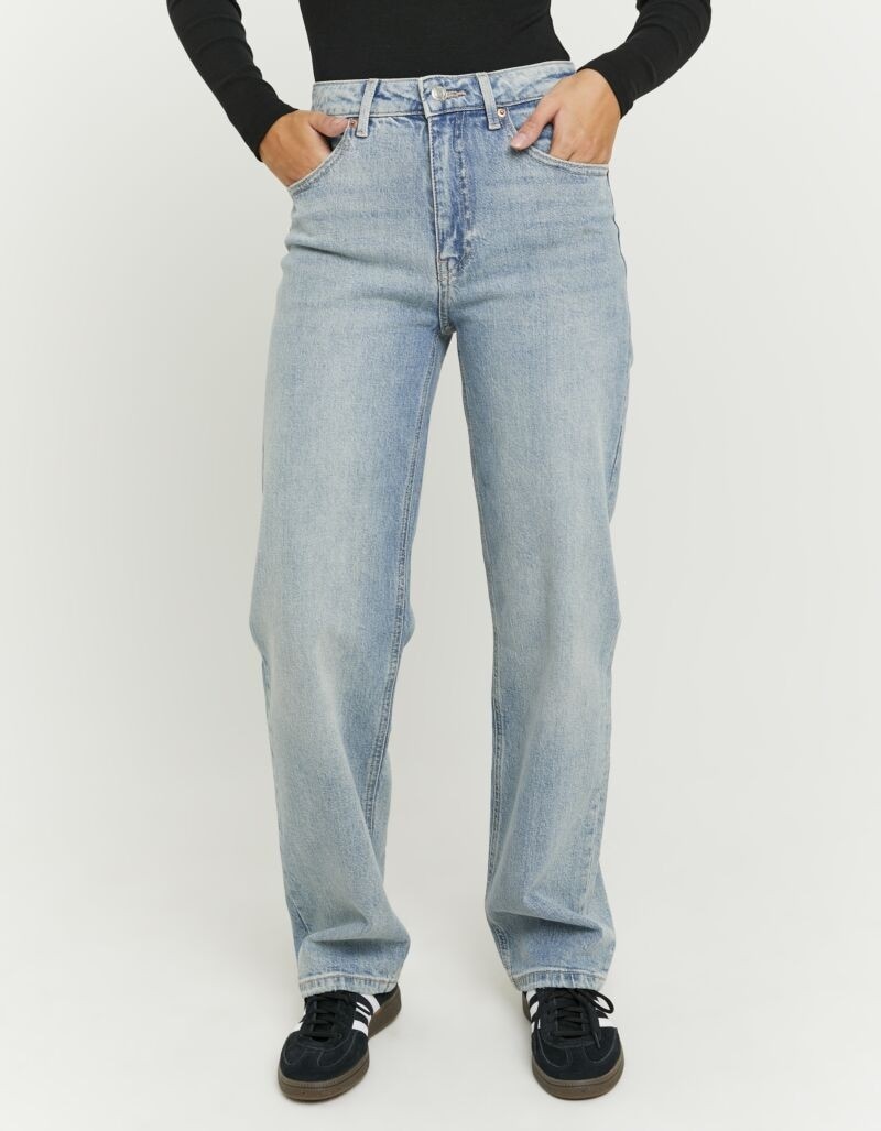 Tally Weijl "SPADEPEPPER" Baumwollmischung, High-Waist mit geradem Beinverlauf