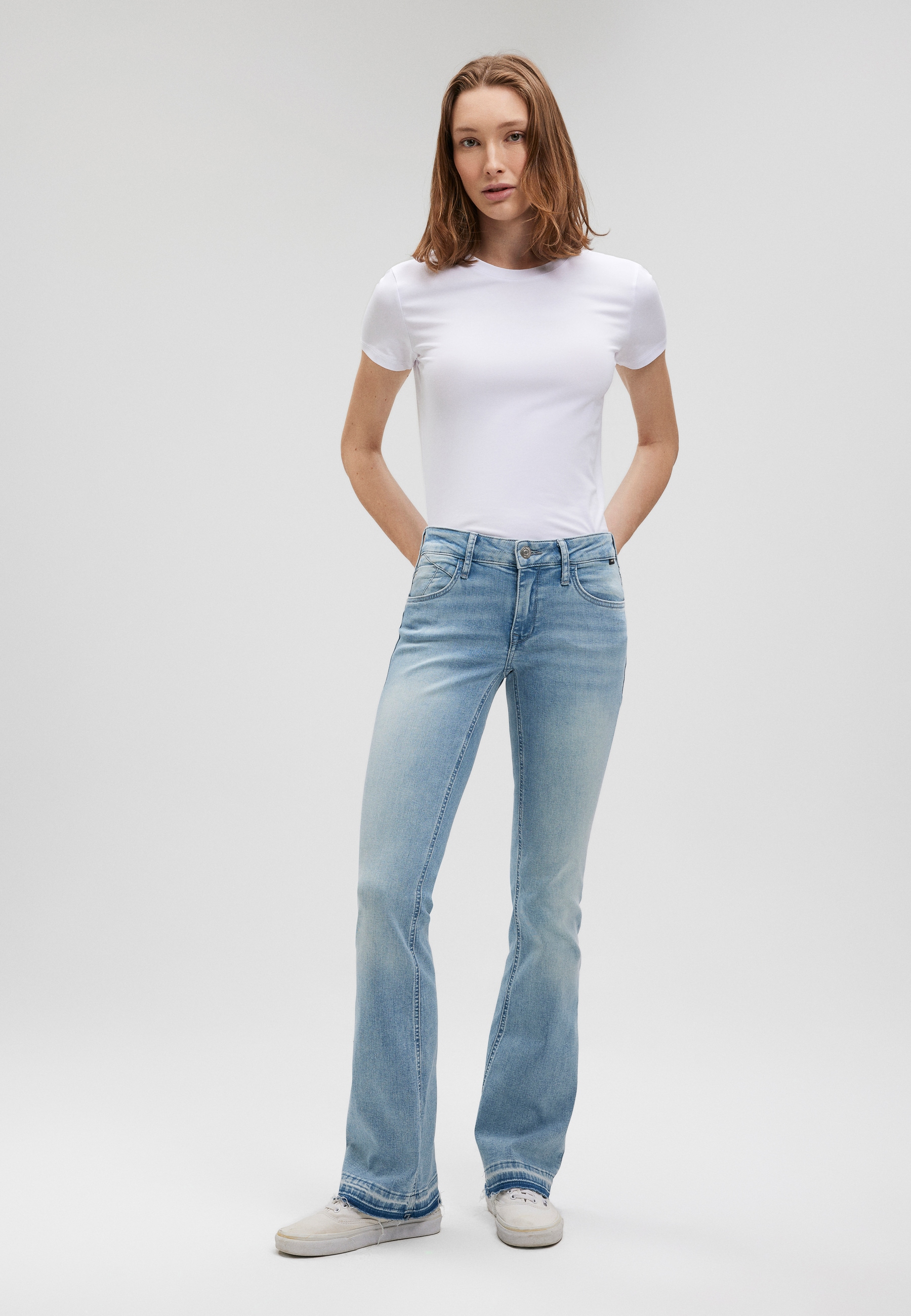 Mavi Bootcut-Jeans "BELLA MID-RISE", Bootcut Jeans günstig online kaufen