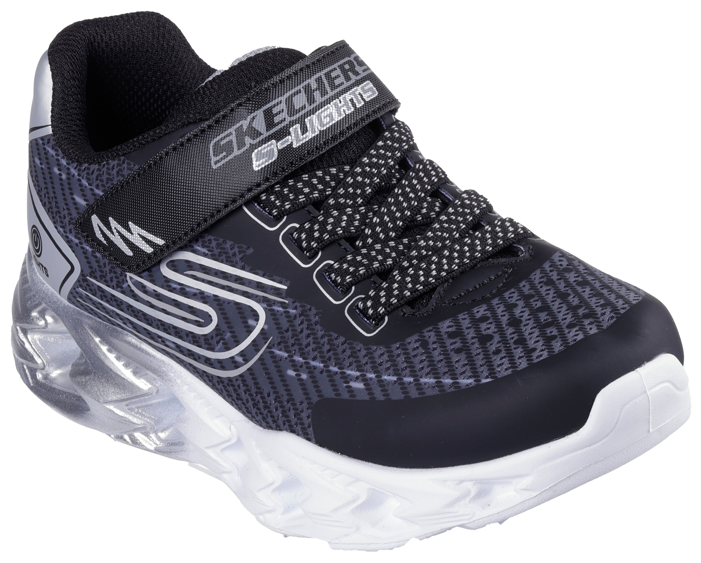 Skechers Sneaker »VORTEX 2.0«, Blinkschuh mit Klettverschluss, Größenschablone zum Download