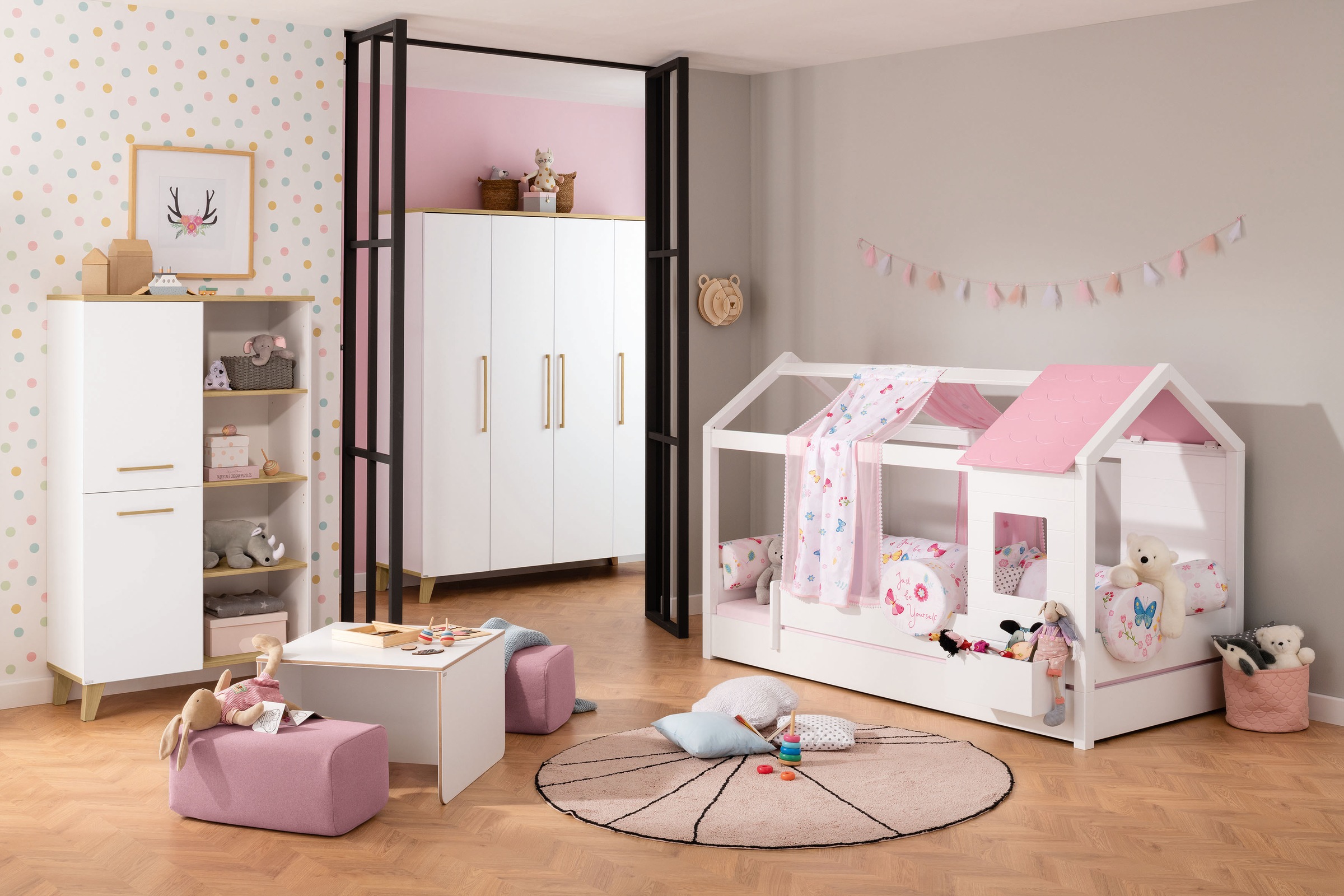 PAIDI Dachschindeln »TINY HOUSE«, (Set, 2er-Set), individuell verstellbar, patentierter PAIDI-Sicherheitsverschluss