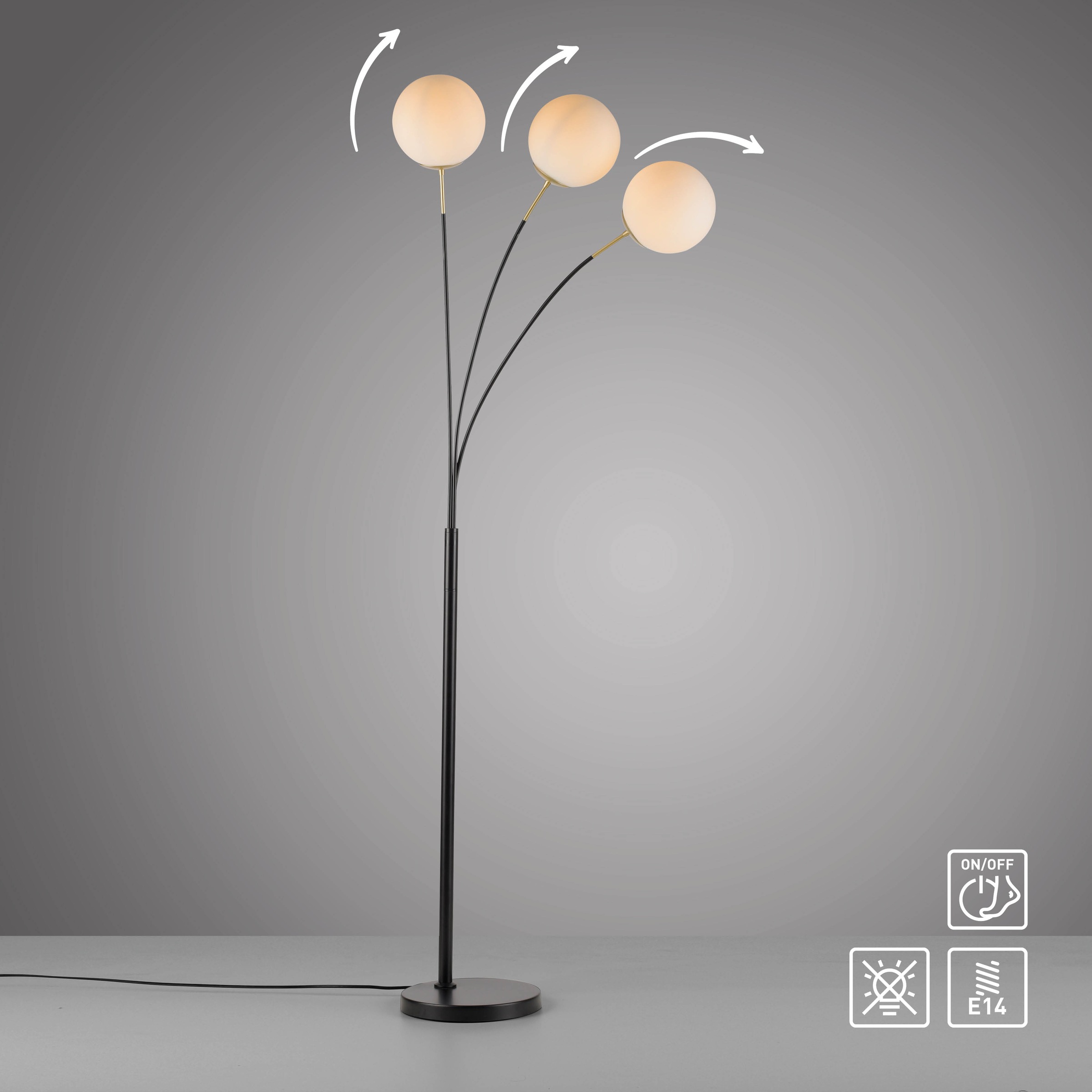 LeGer Home by Lena Gercke Stehlampe »Elorea« E14 1 Stk.