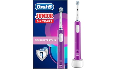 Oral B Elektrische Zahnbürste »Junior Purple«, 1 St. Aufsteckbürsten kaufen