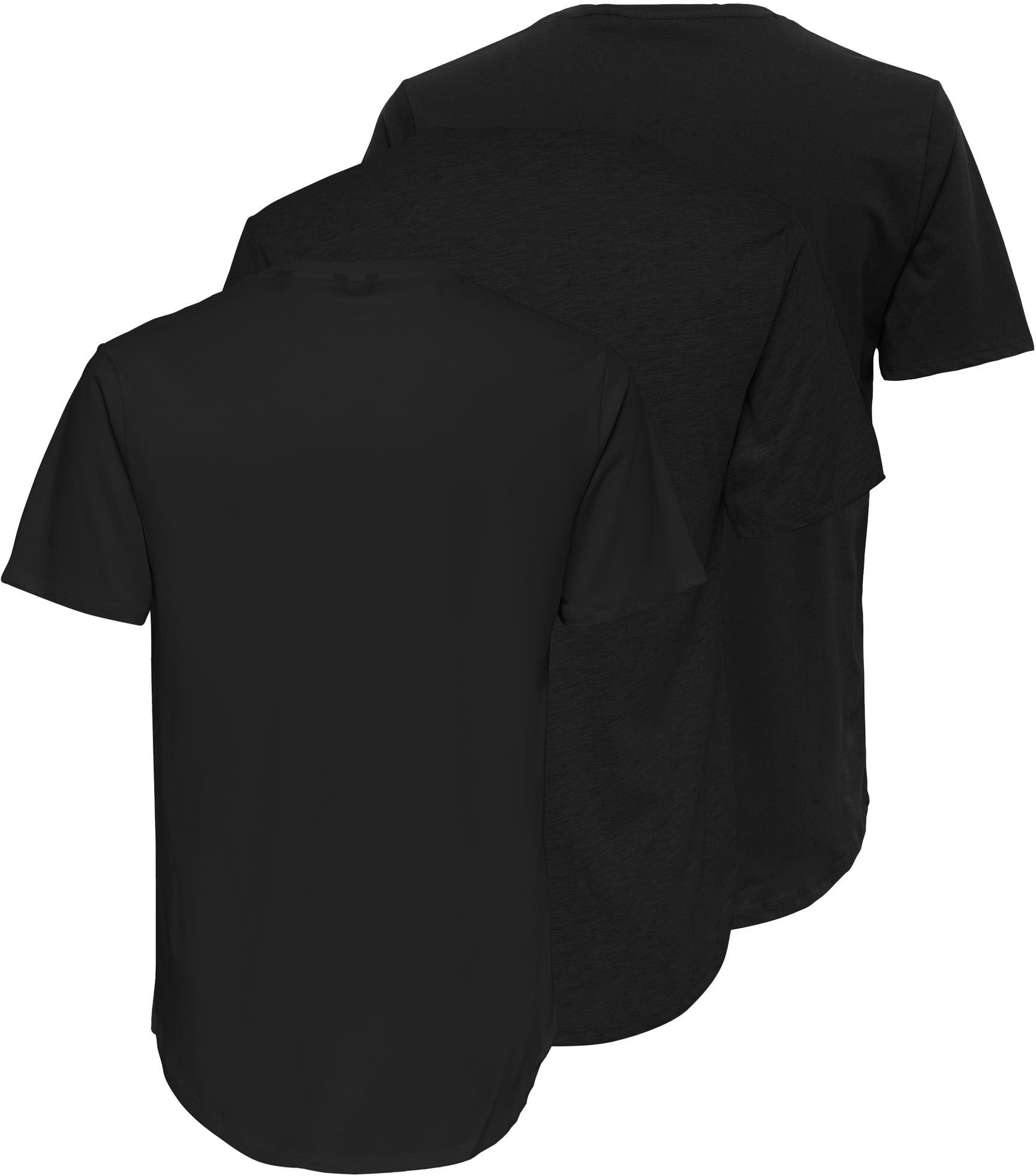 ONLY & SONS Rundhalsshirt "ONSMATT LONGY SS TEE 3-PACK", (Packung, 3 tlg.) günstig online kaufen