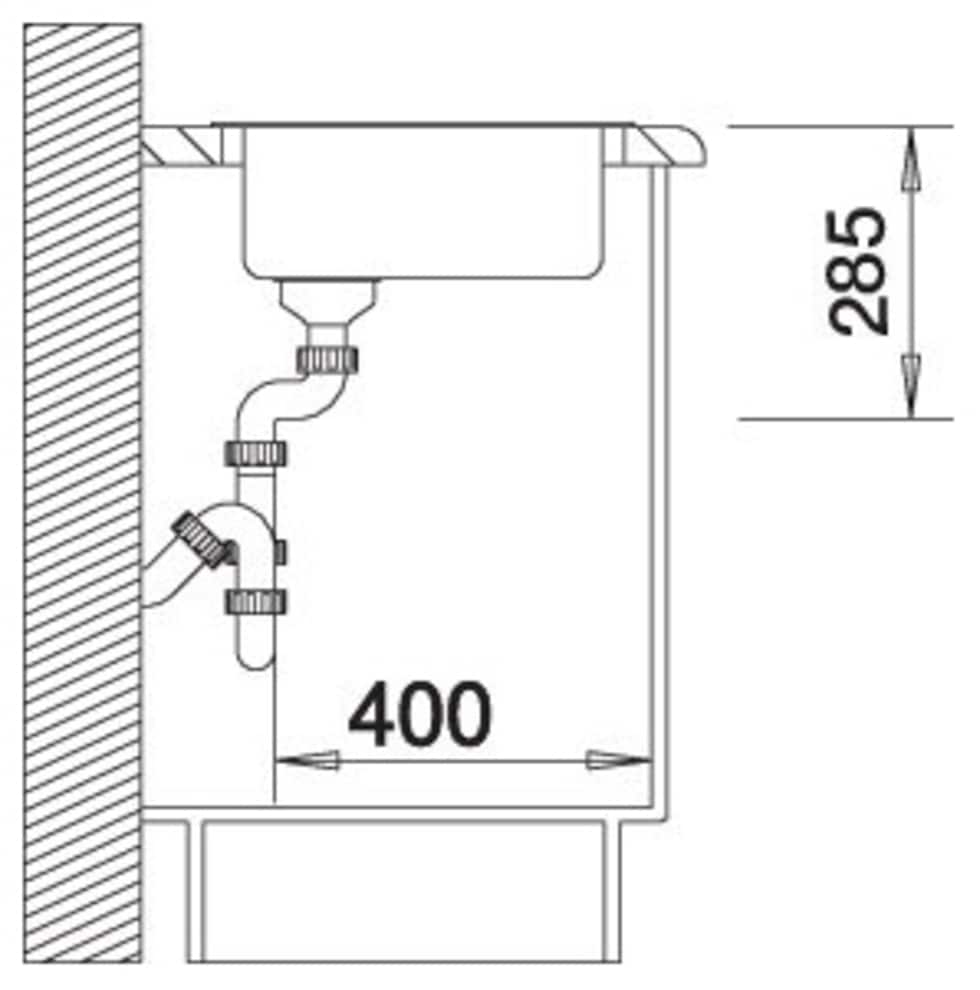 Blanco Granitspüle »BLANCORONDO« 1 Stk. tlg. erhältlich in mehreren Farben