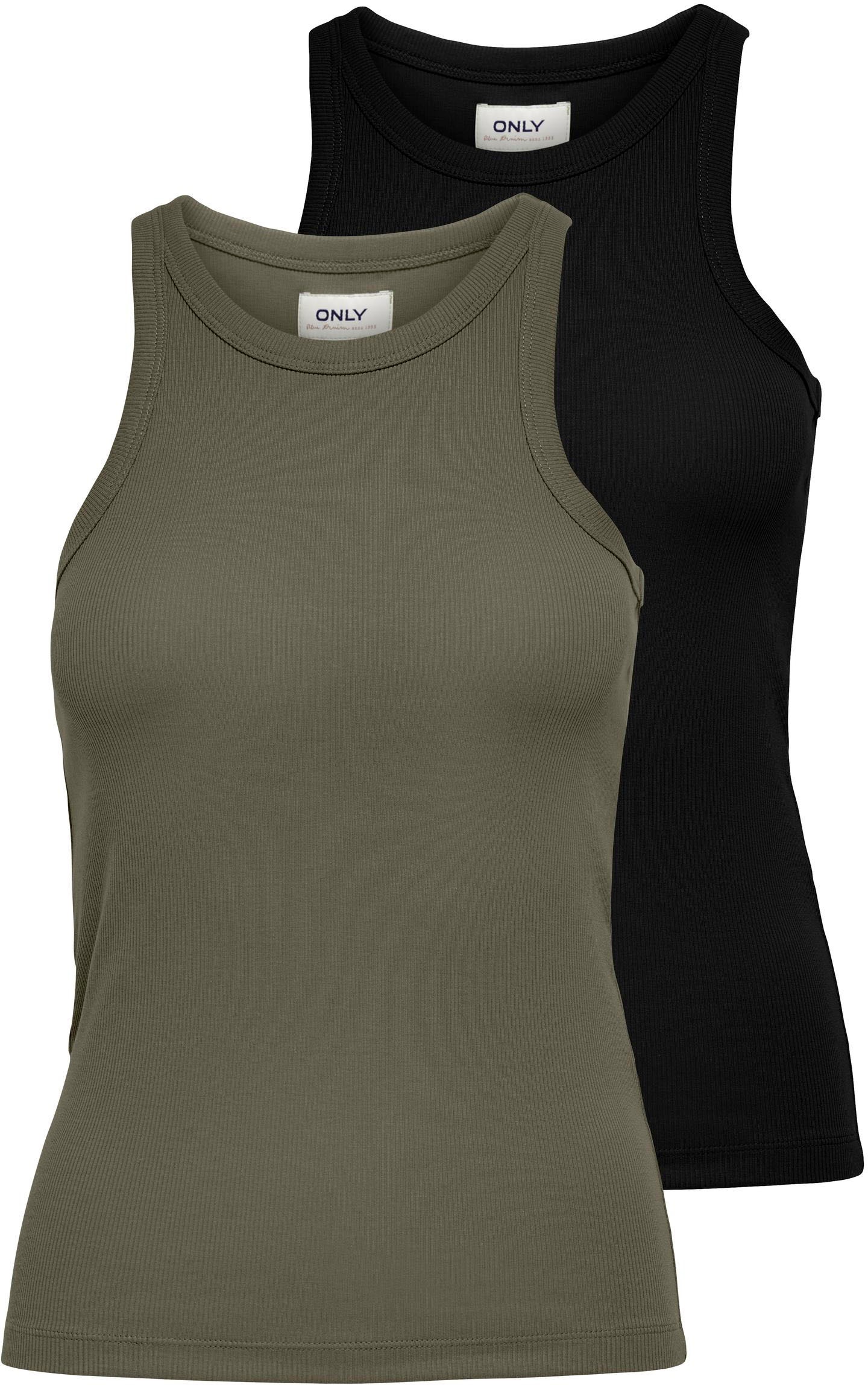 only -  Tanktop "ONLLINDSAY TANK TOP 2 PACK", (2er-Pack)