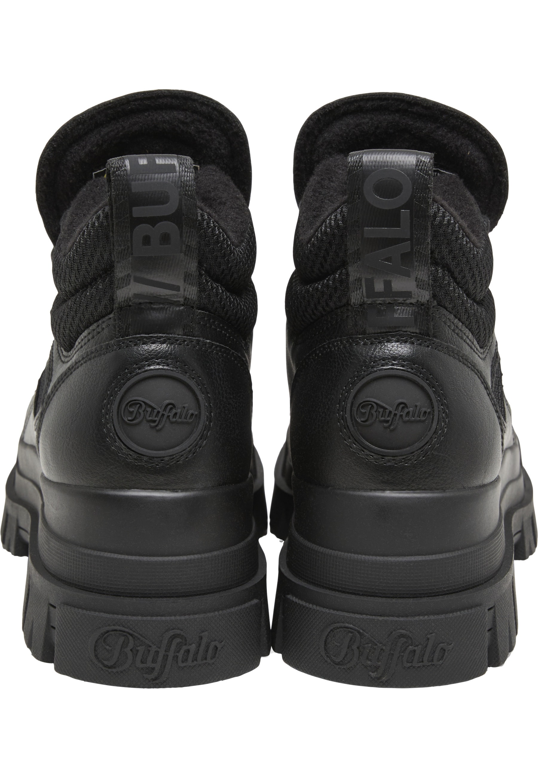 Buffalo Stiefel »Buffalo ASPHA LACE UP HIKE - VEGAN NUBUCK/MESH«
