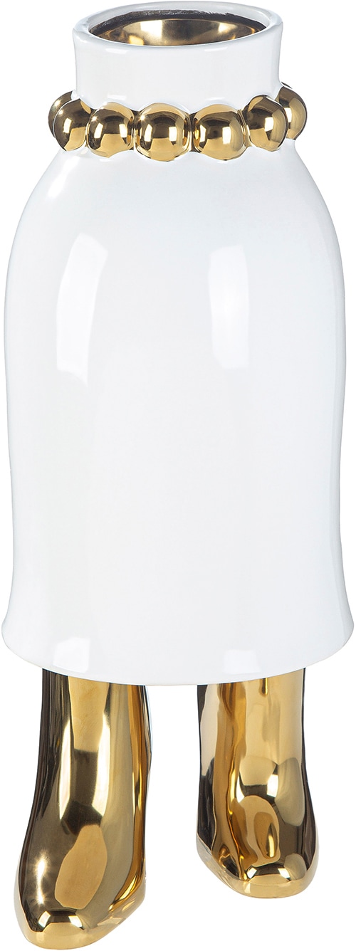GILDE Tischvase "Vase Frau Donna weiß" Vase, Donna, Figurvase, feminines Design, kunstvoll, Eyecatcher