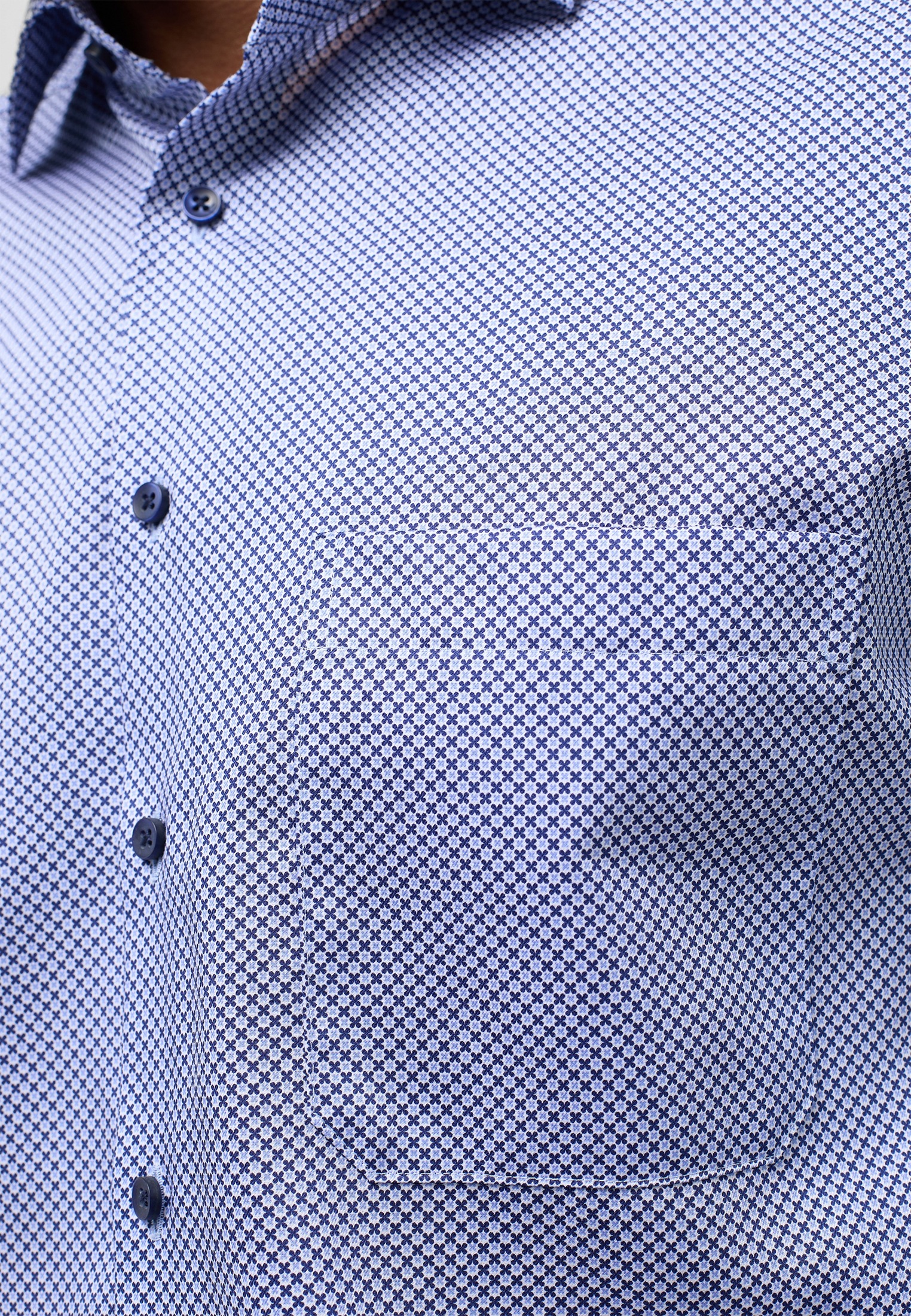 Thumbnail - Eterna Langarmhemd "COMFORT FIT" NON IRON (bügelfrei)