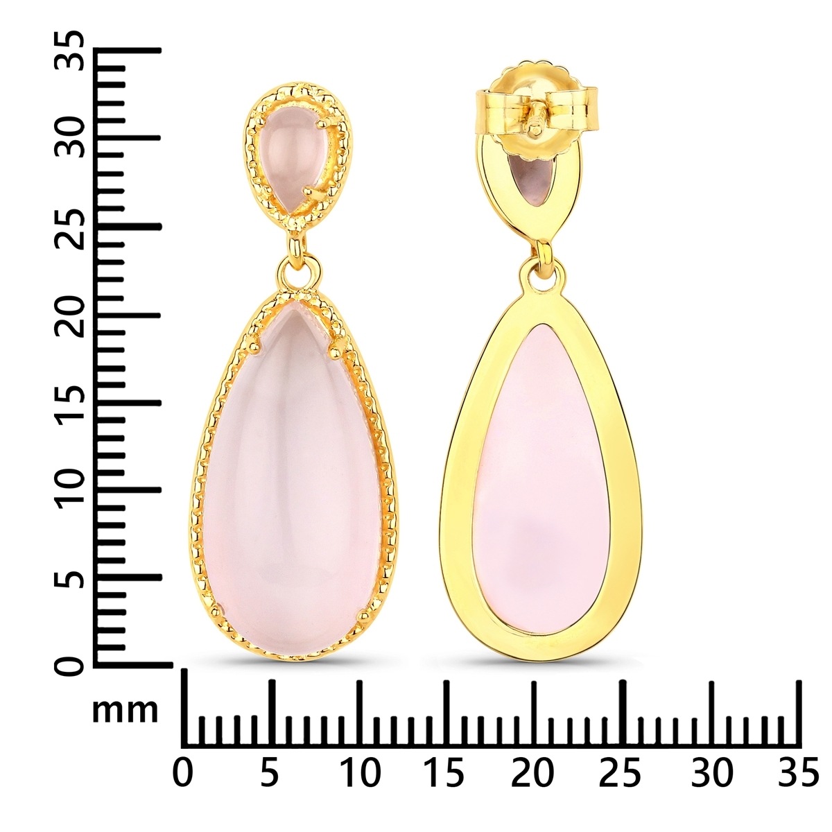 Rafaela Donata Set K41 Drop Earrings Yellow Gold 3