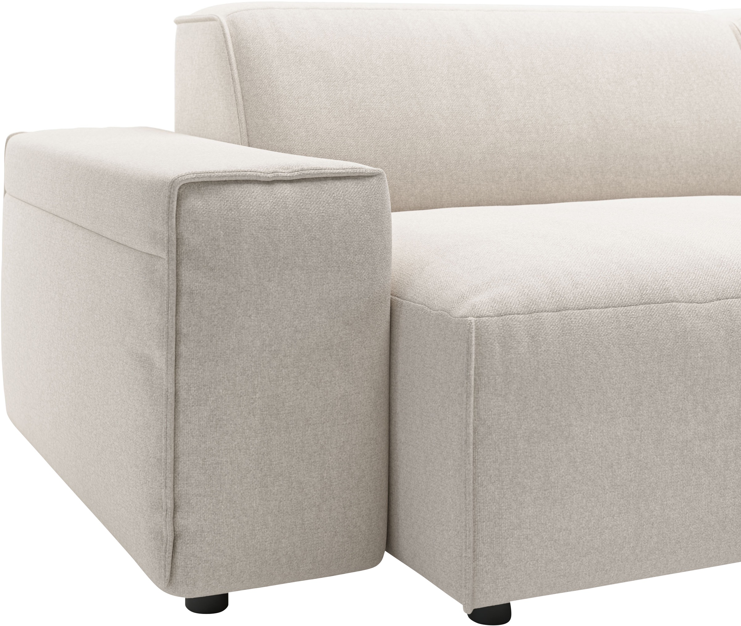 andas Ecksofa »Glimminge auch in Breitcord, Feincord, Bouclé + Easy care-Bezug«, L-Form, Breite 294, Zierkissen