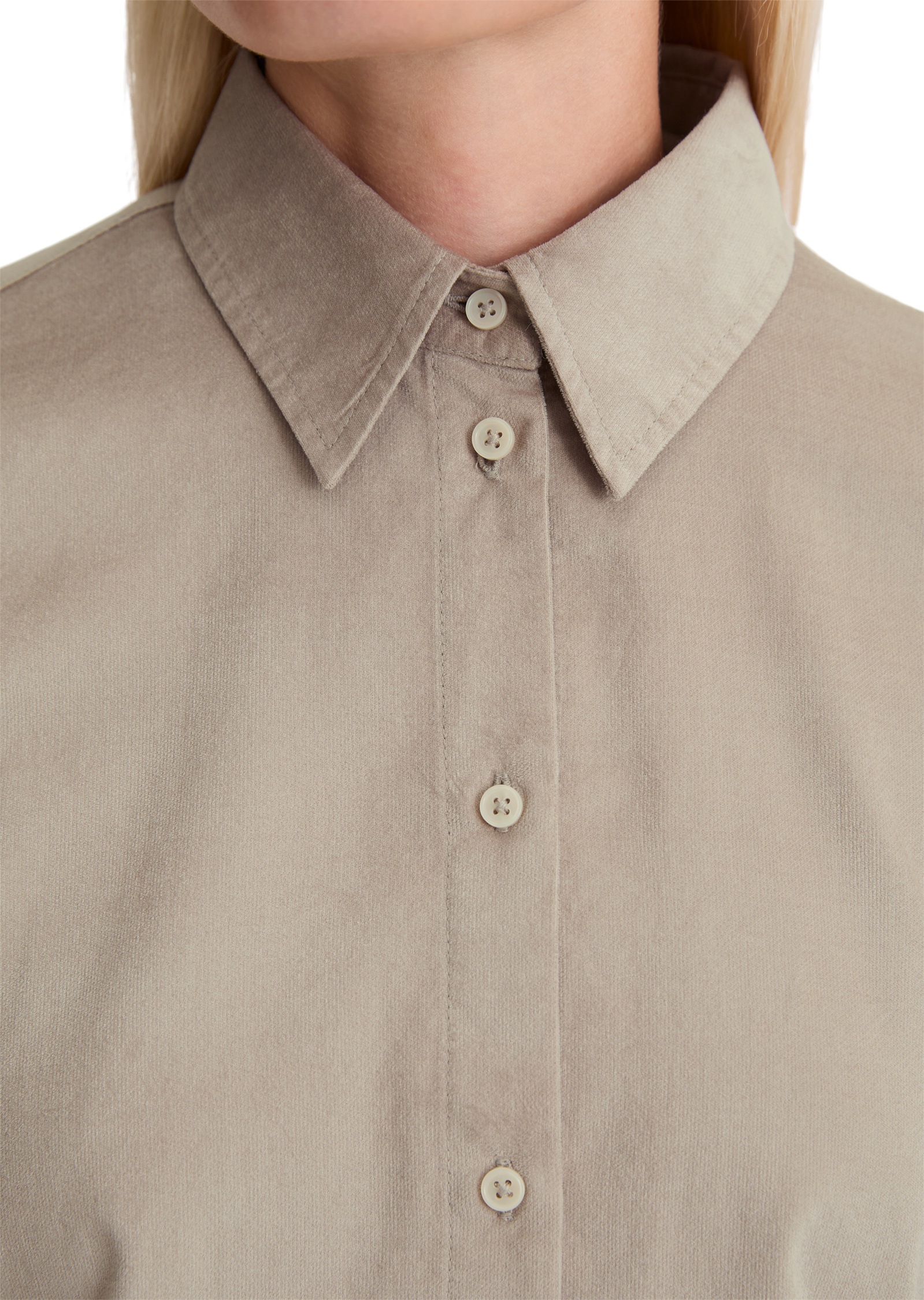 Marc O'Polo Langarmbluse »aus Organic-Cotton-Viskose-Mix«
