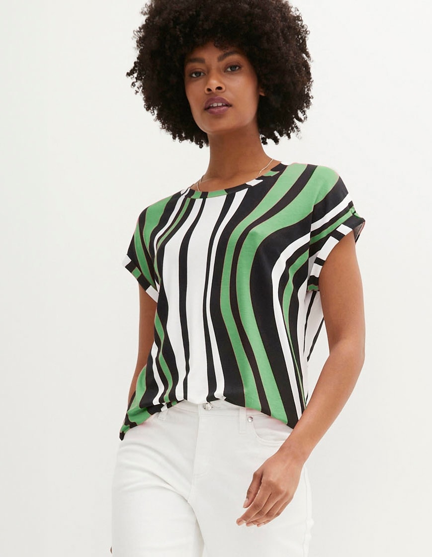 Inspirationen Kurzarmshirt "Streifenshirt", 1 Stk. günstig online kaufen