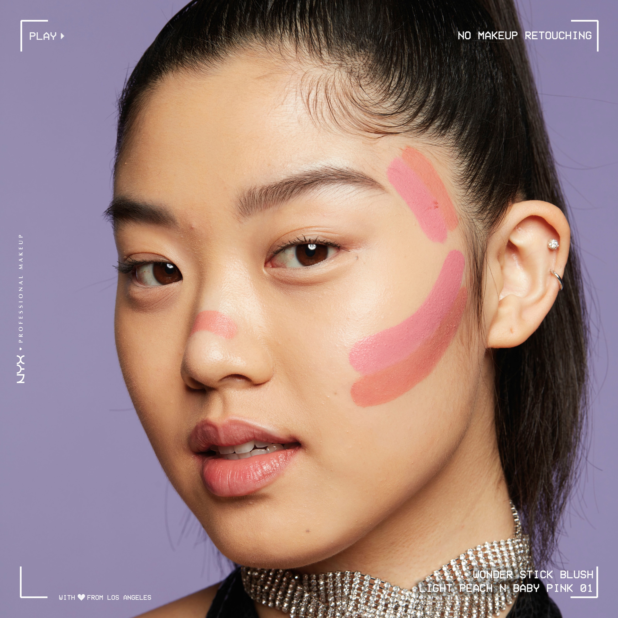 NYX Highlighter »NYX Professional Makeup Wonder Stick Blush«, mit einfacher Mischbarkeit