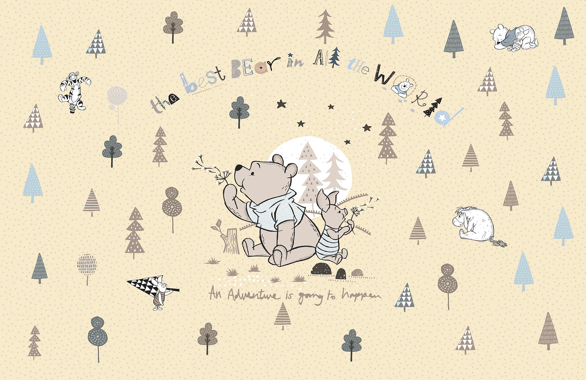 Komar Fototapetas »Winnie the Pooh Best Bear...