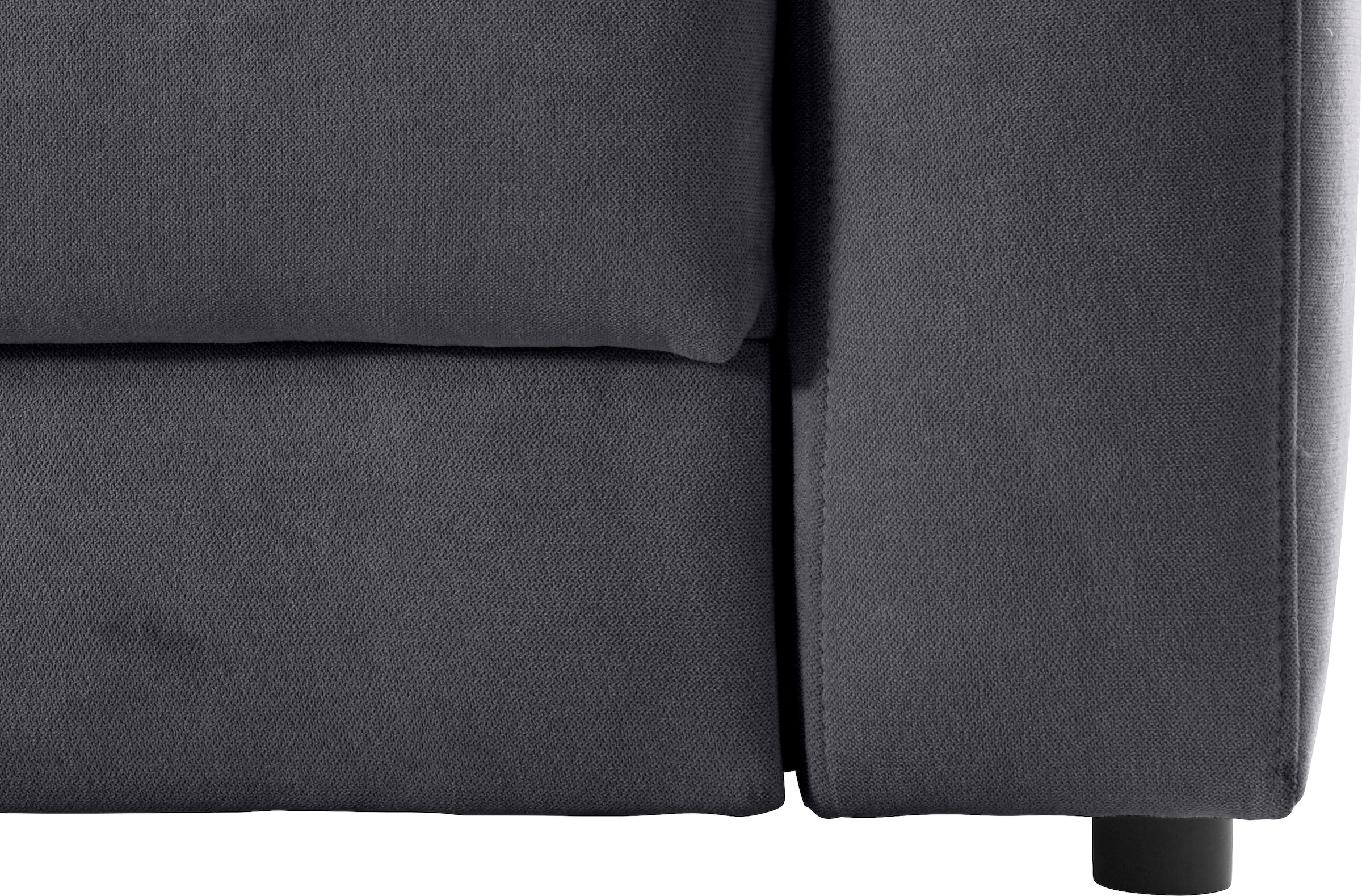 Places of Style Ecksofa »Bloomfield, L-Form«, wahlweise mit Bettfunktion und Bettkasten