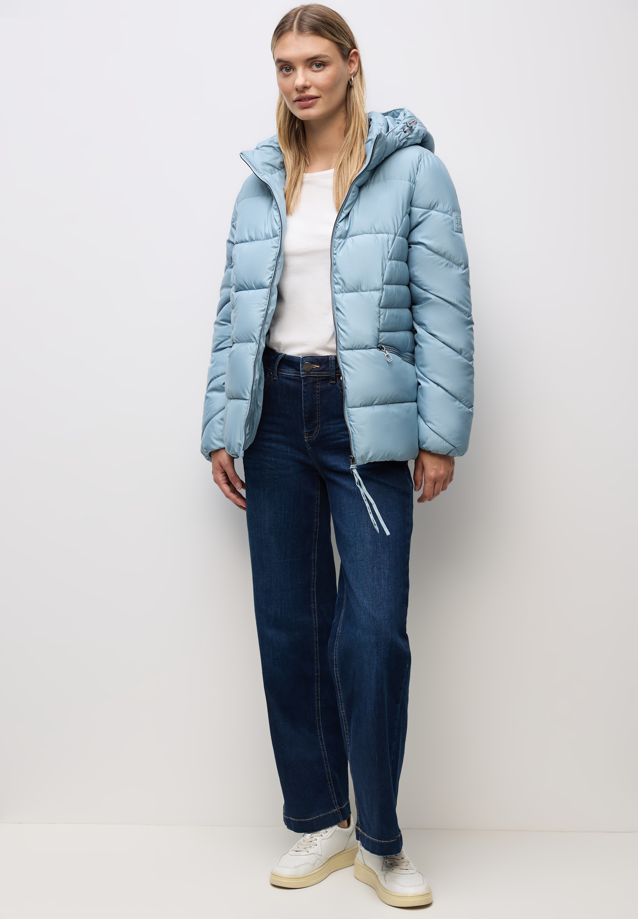 STREET ONE Steppjacke, mit Kapuze, mit Kapuze
