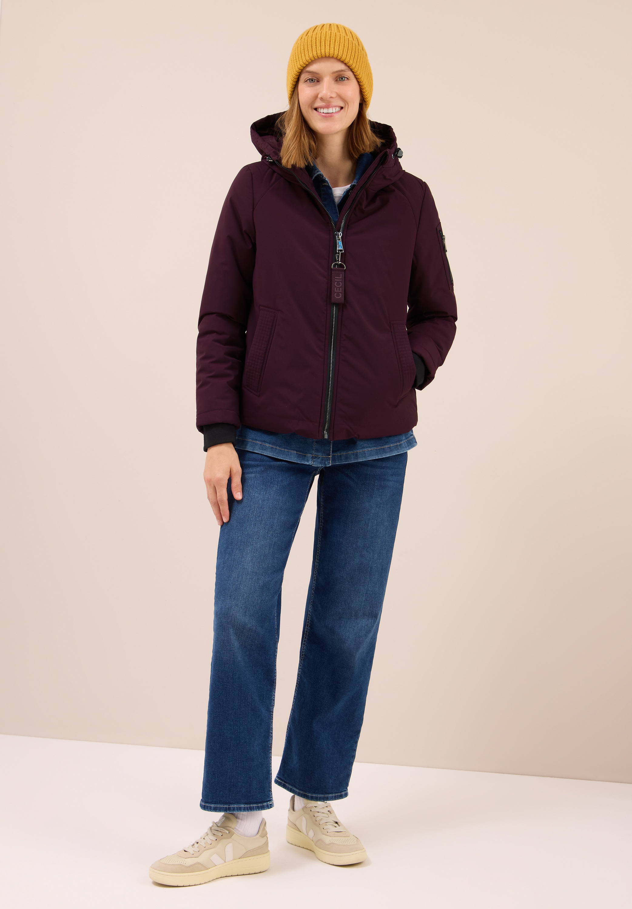 Cecil Outdoorjacke, mit Kapuze, mit Kapuze