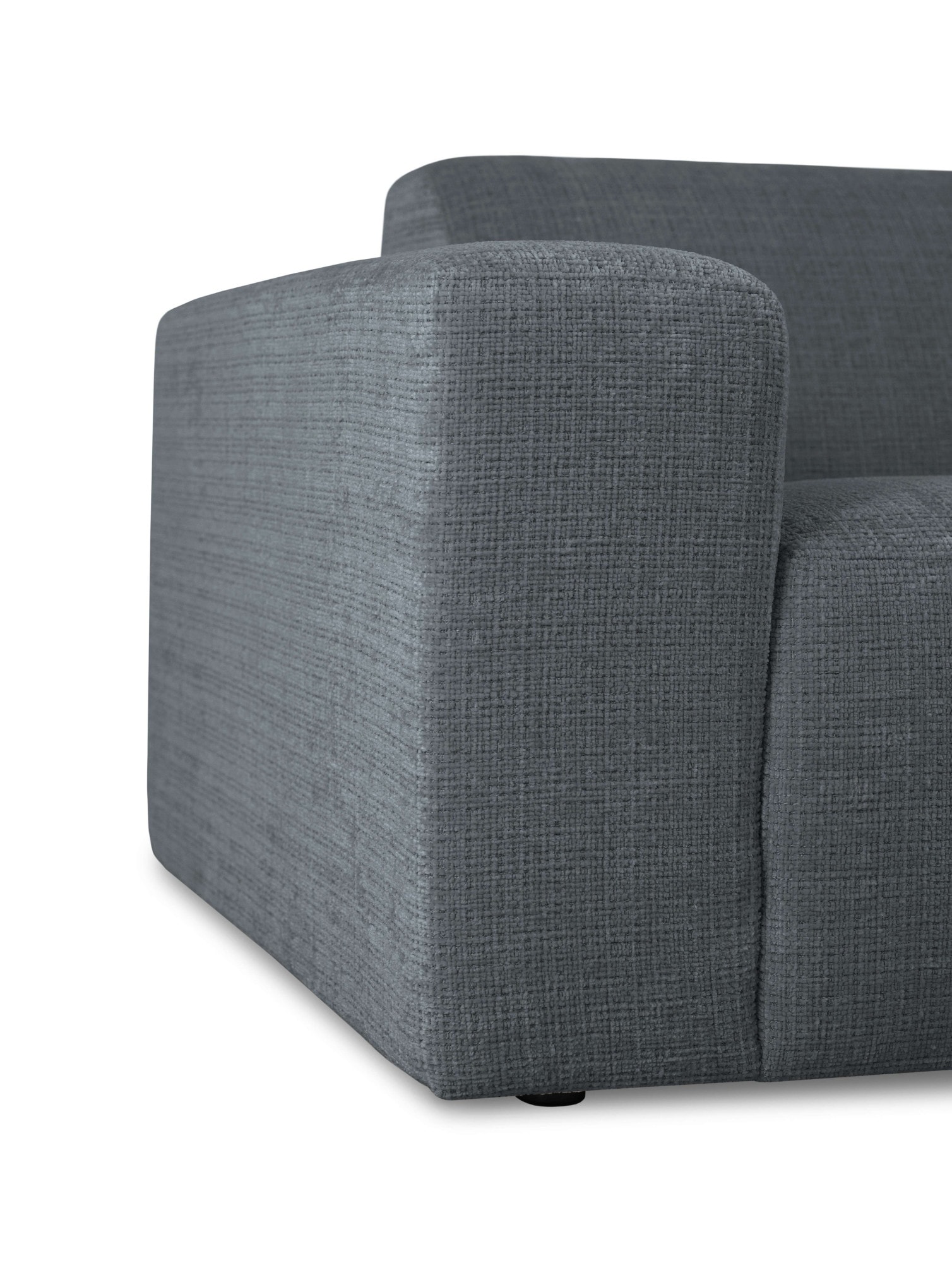 OTTO home 3-Sitzer »Koa, 228 cm, Modulsofa in Cord, Chenille, Struktur, Webstoff« Designsofa, weicher Lounge-Sitzkomfort, Welleunterfederung, bodentief