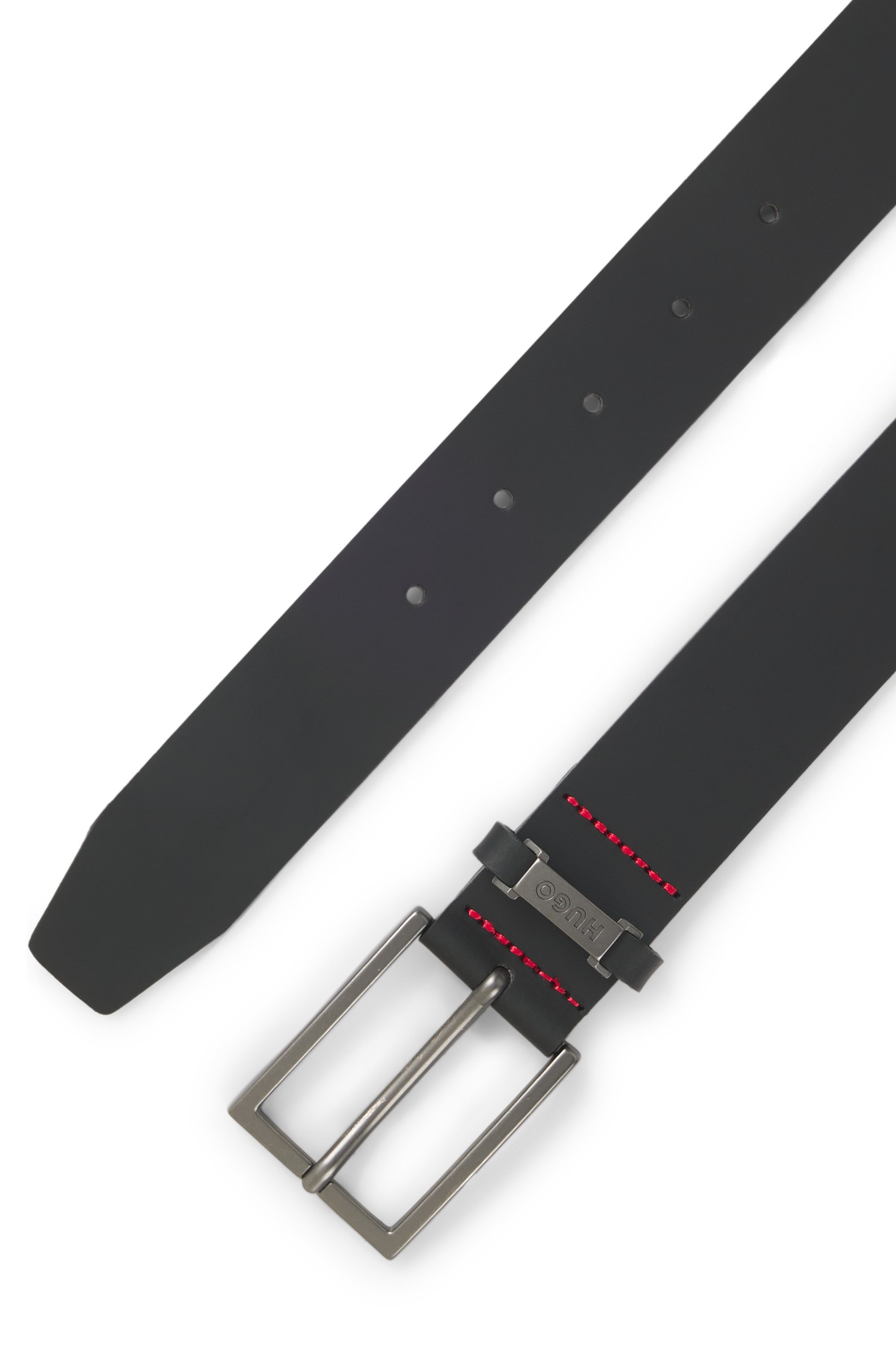 Thumbnail - HUGO Ledergürtel "Gabriel Sz35" Mit Markenlabel von HUGO