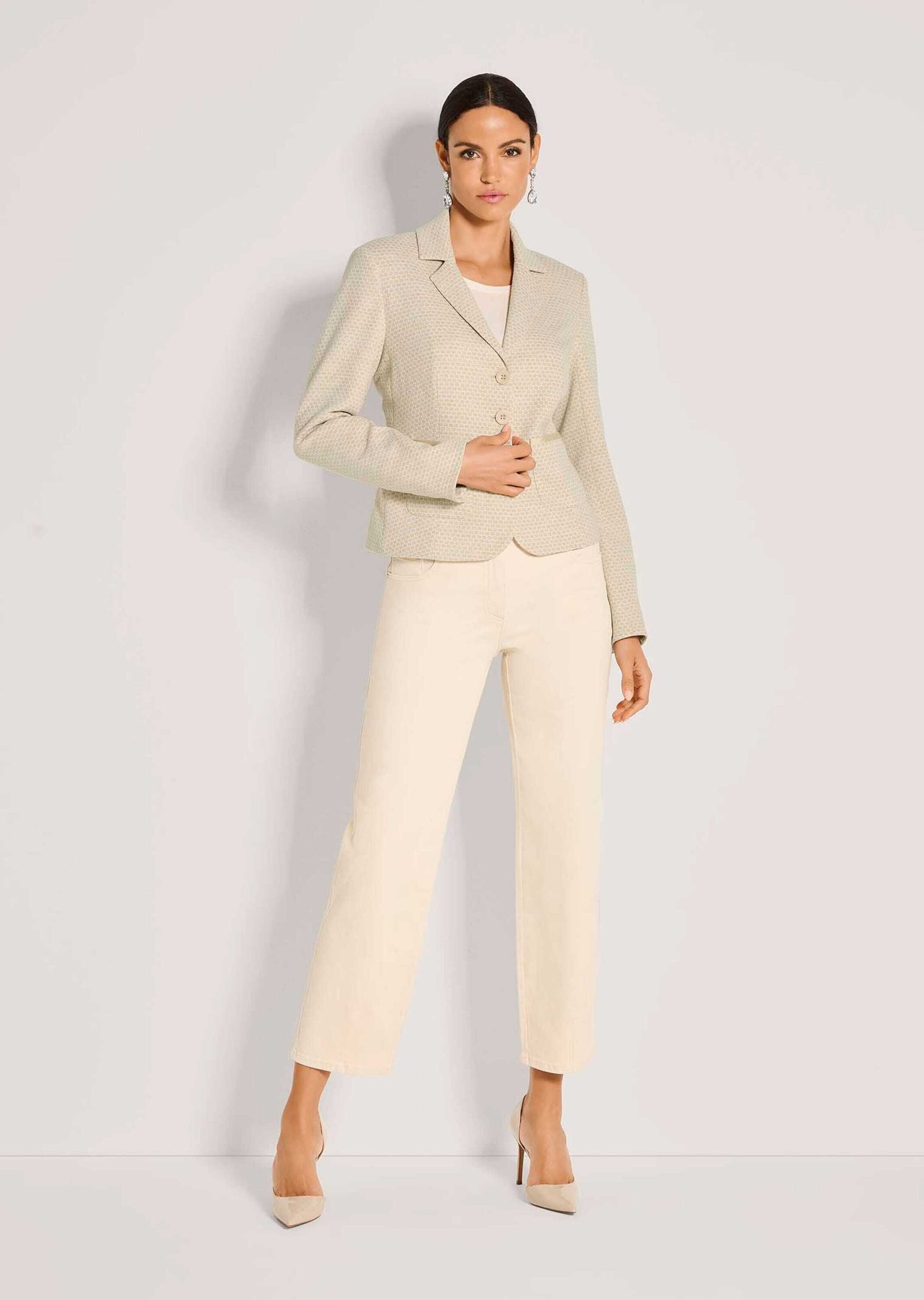 MADELEINE Jackenblazer "Jerseyblazer Kurzblazer mit Wabenmuster" Strukturje günstig online kaufen