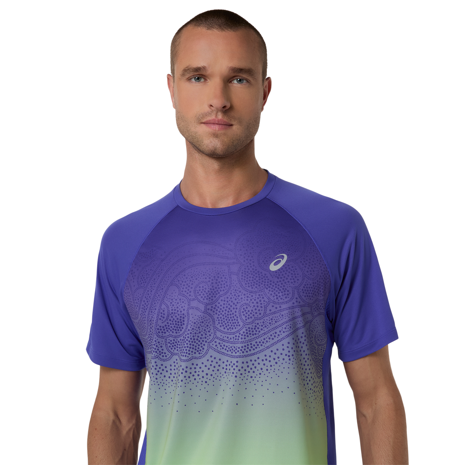 Asics Laufshirt »ROAD FADE SS TOP« Kurzarm, für Erwachsene, mit Grafik-Print, mit Mesh-Einsätzen