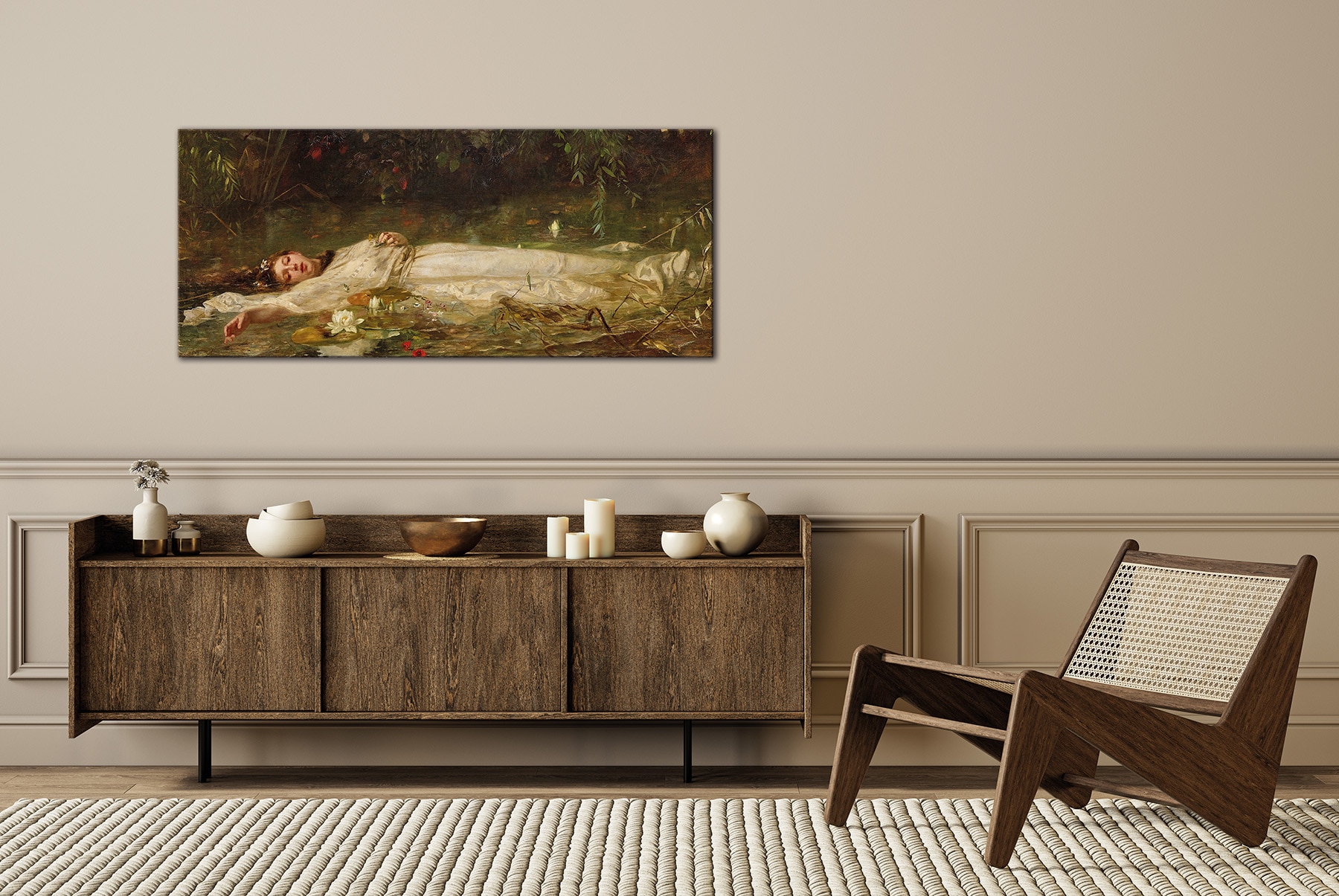 Bönninghoff Leinwandbild Gesicht | Gewässer | Natur | Portrait | Porträts | Romantisch | See | Seebilder 1 Stk. tlg.