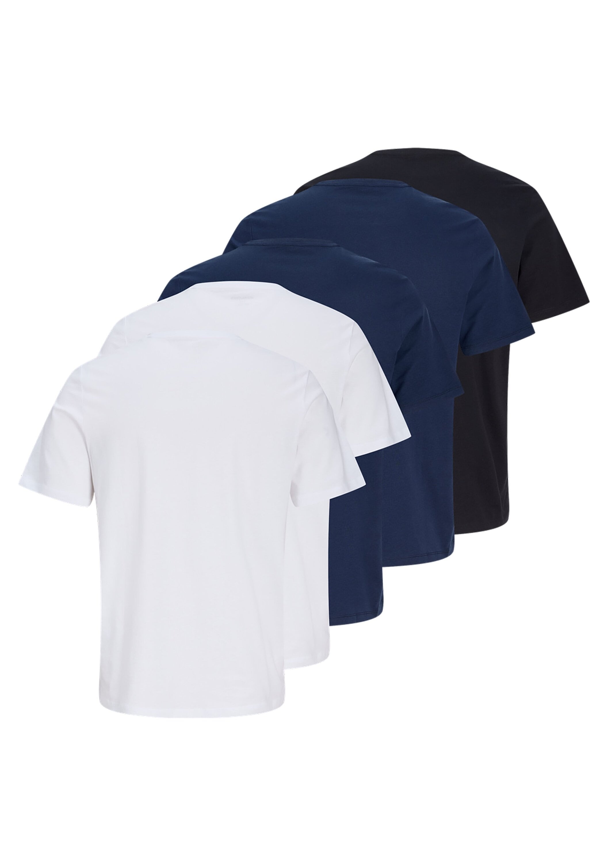 Jack & Jones T-Shirt »T-Shirt JJTILEY JJNOLAN TEE SS CREW NECK 5PK MP 5er Pack« 5