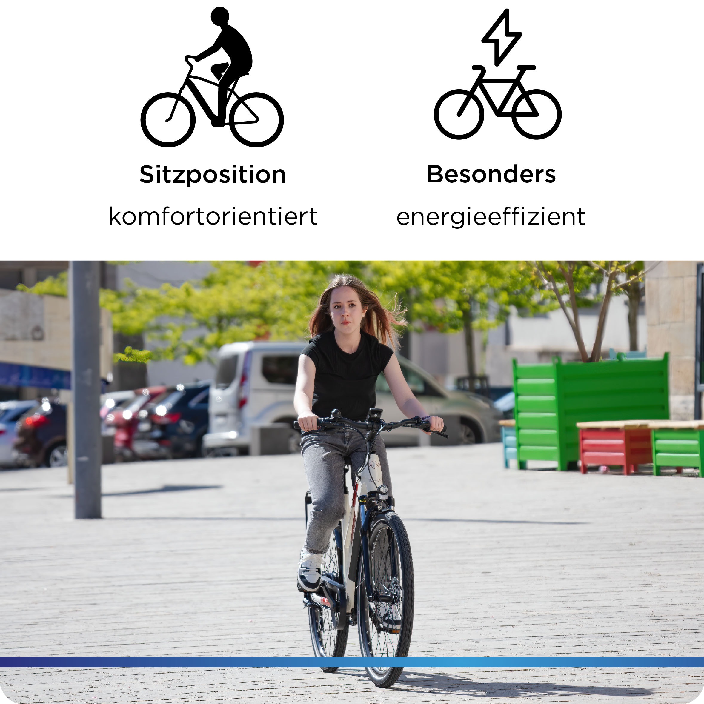 Zündapp E-Bike »Z810«, 24 Gang, Shimano, Altus RD-M310, Heckmotor 250 W, Pedelec, Elektrofahrrad für Damen