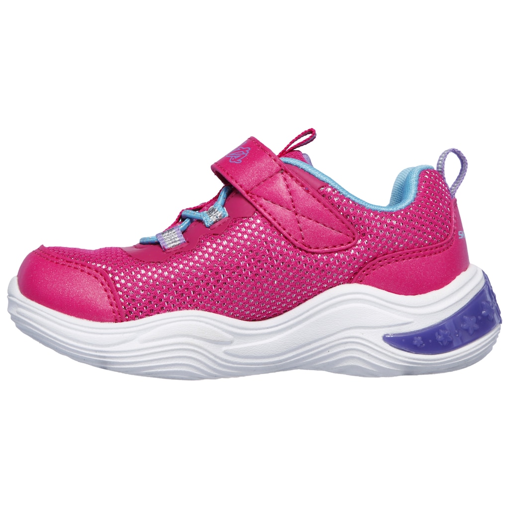 Skechers Kids Sneaker »POWER PETALS«, mit praktischem Klettverschluss, Freizeitschuh, Halbschuh, Schnürschuh