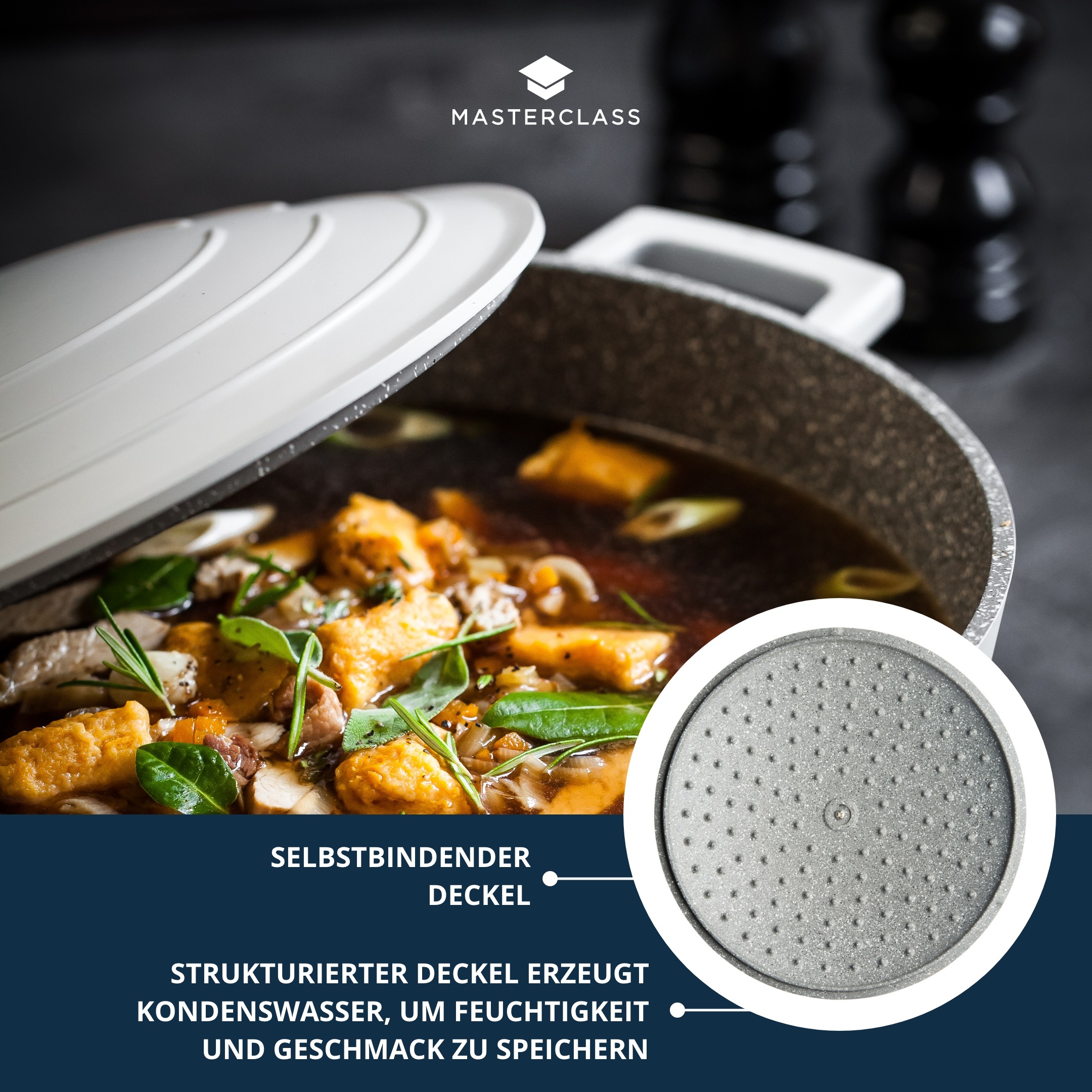 Master Class Kasserolle »MasterClass« Aluminiumguss