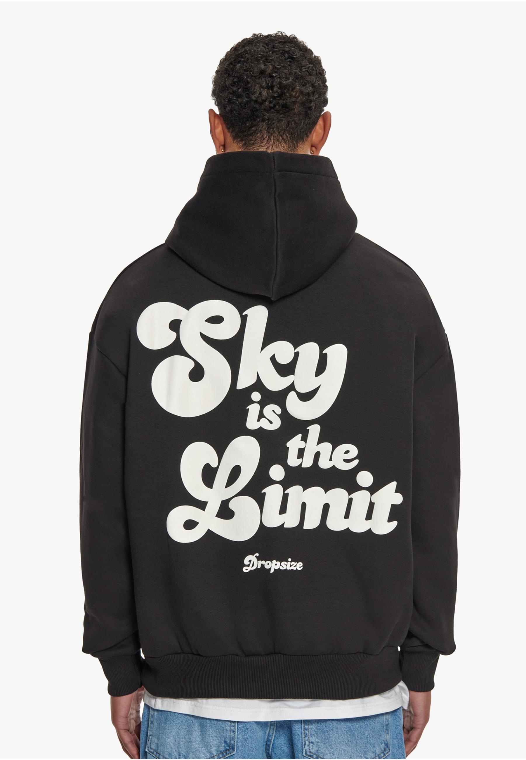Dropsize Kapuzensweatshirt »Dropsize Herren Dropsize Heavy Oversize Sky iSthe Limit Hoodie«, (1 tlg.)