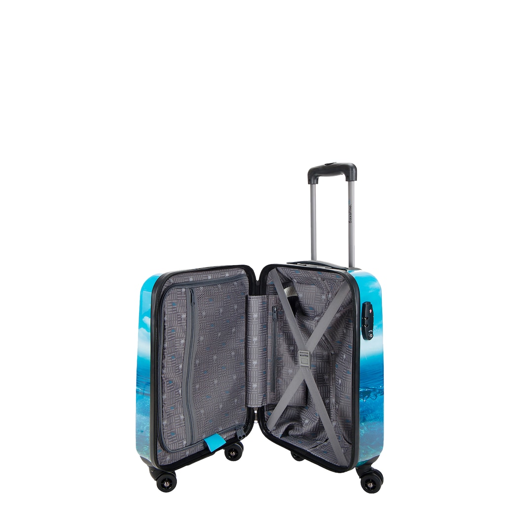 Saxoline® Koffer »Island«, mit praktischen Tragegriffen