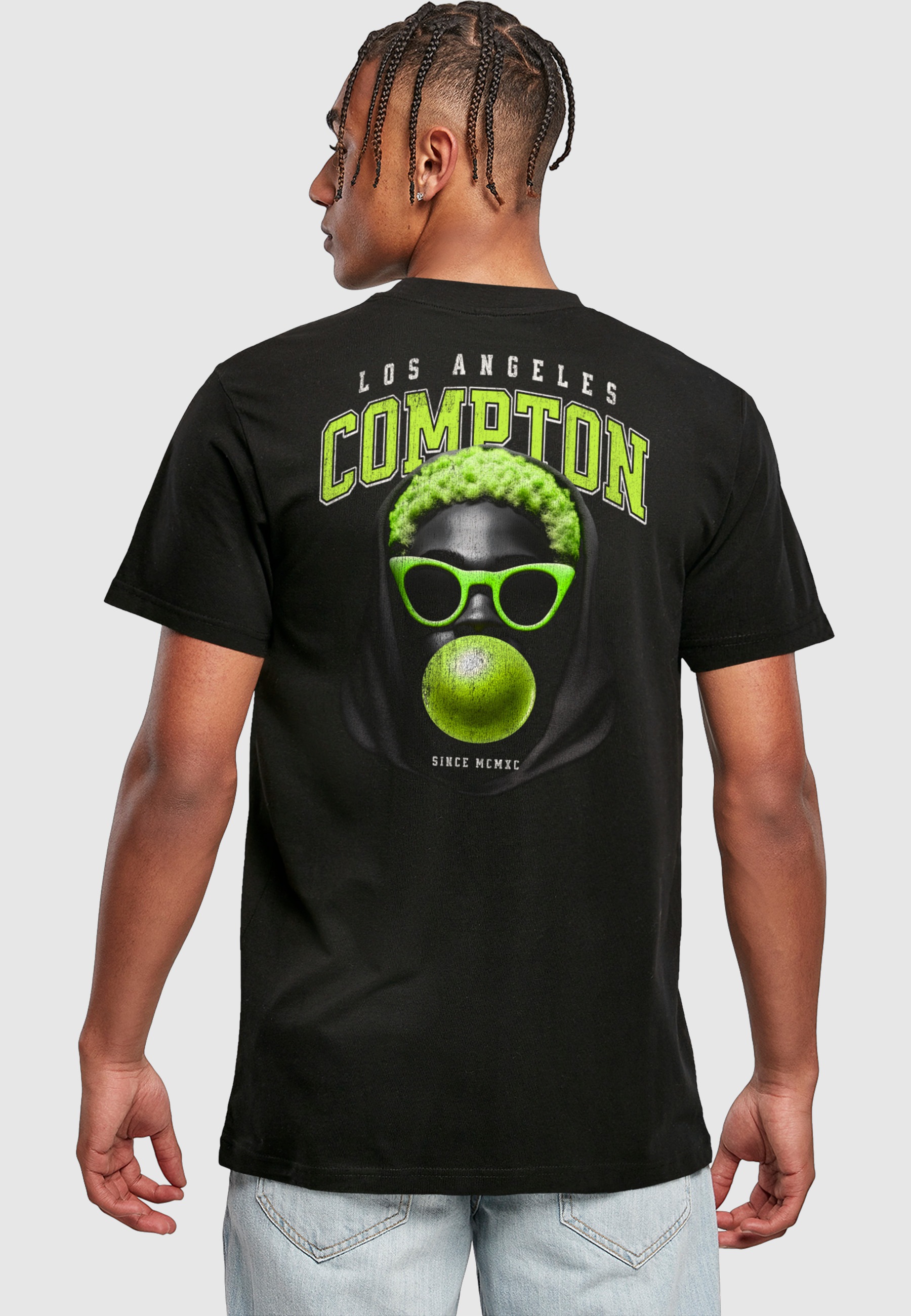 MisterTee T-Shirt »MisterTee Compton Grunge Look Tee« 1 Stk.