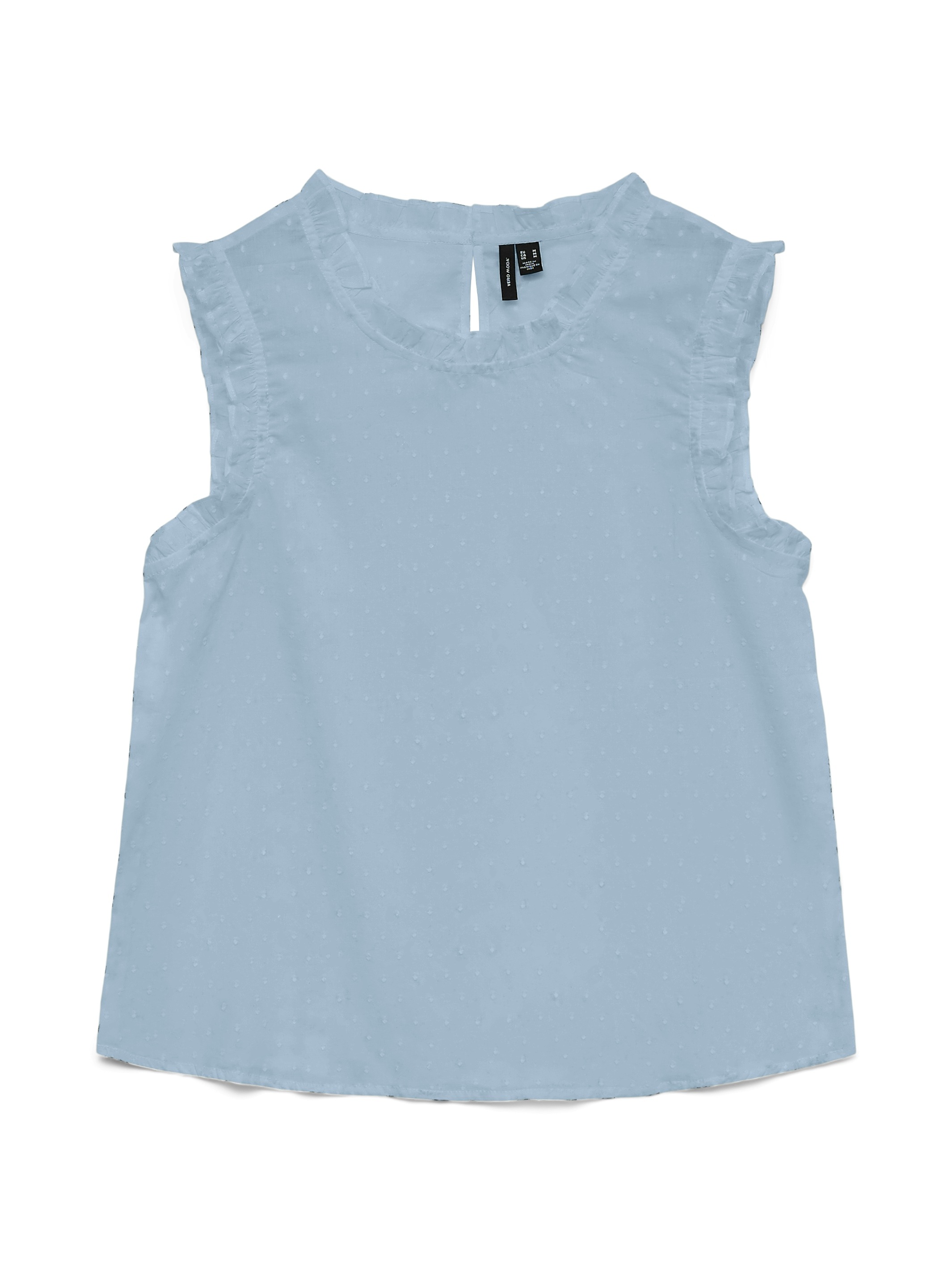 Vero Moda Rüschentop »VMTRINE SL TOP WVN NOOS« Baumwolle