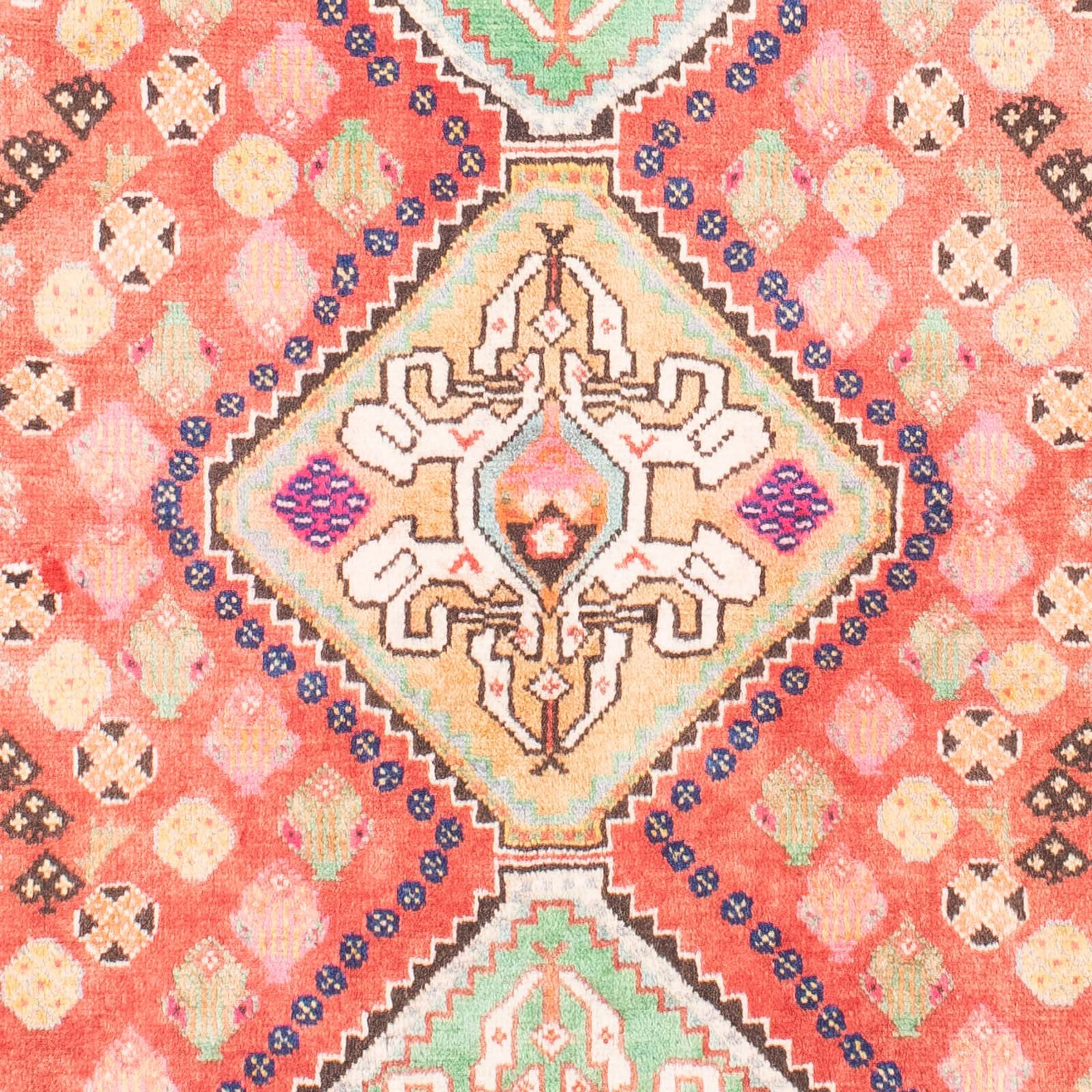 morgenland Orientteppich »Perser - Nomadic - 162 x 116 cm - rosa«, rechteckig, Wohnzimmer, Handgeknüpft, Einzelstück mit Zertifikat