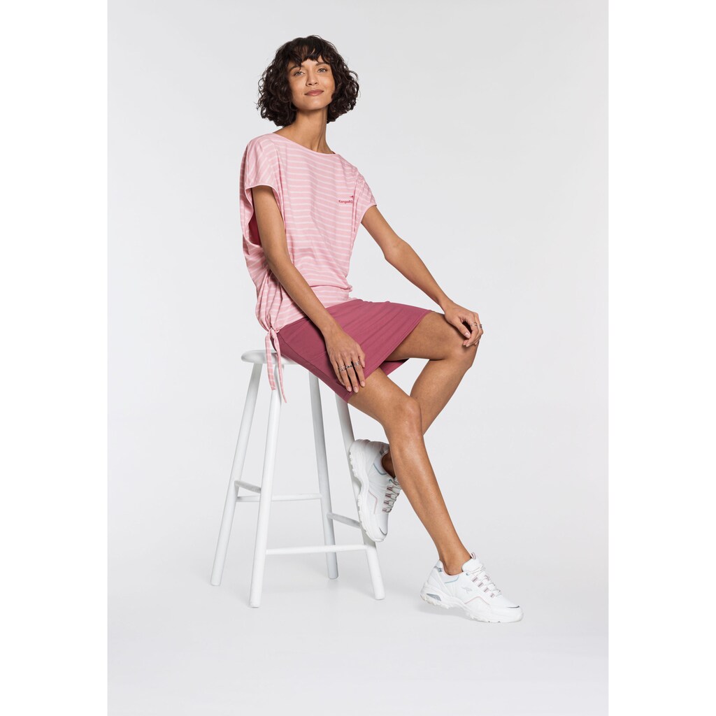 KangaROOS Jerseykleid, (Set, 2 tlg., mit T-Shirt), für einen sommerlichen Kombi-Look
