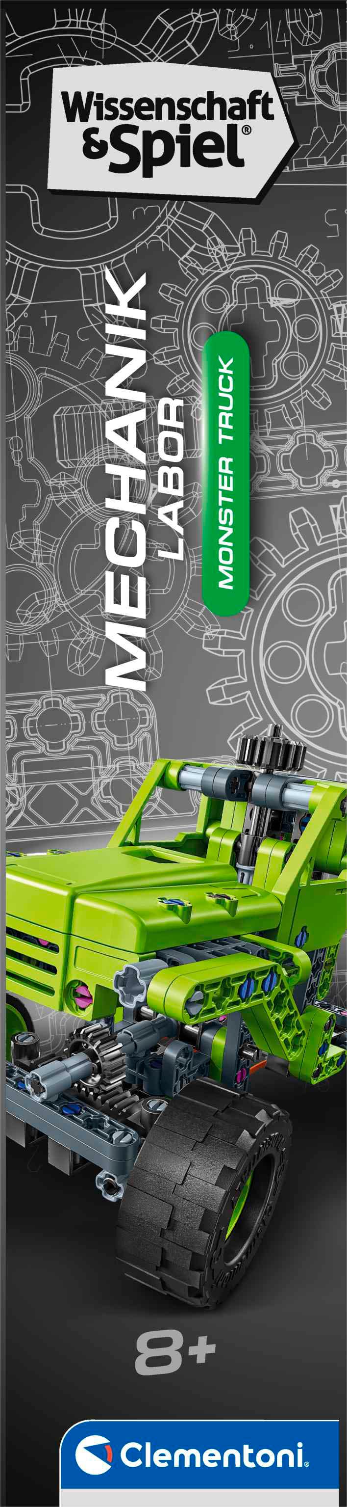 Clementoni® Modellbausatz »Mechanik Labor, Monster Truck« Made in Europe