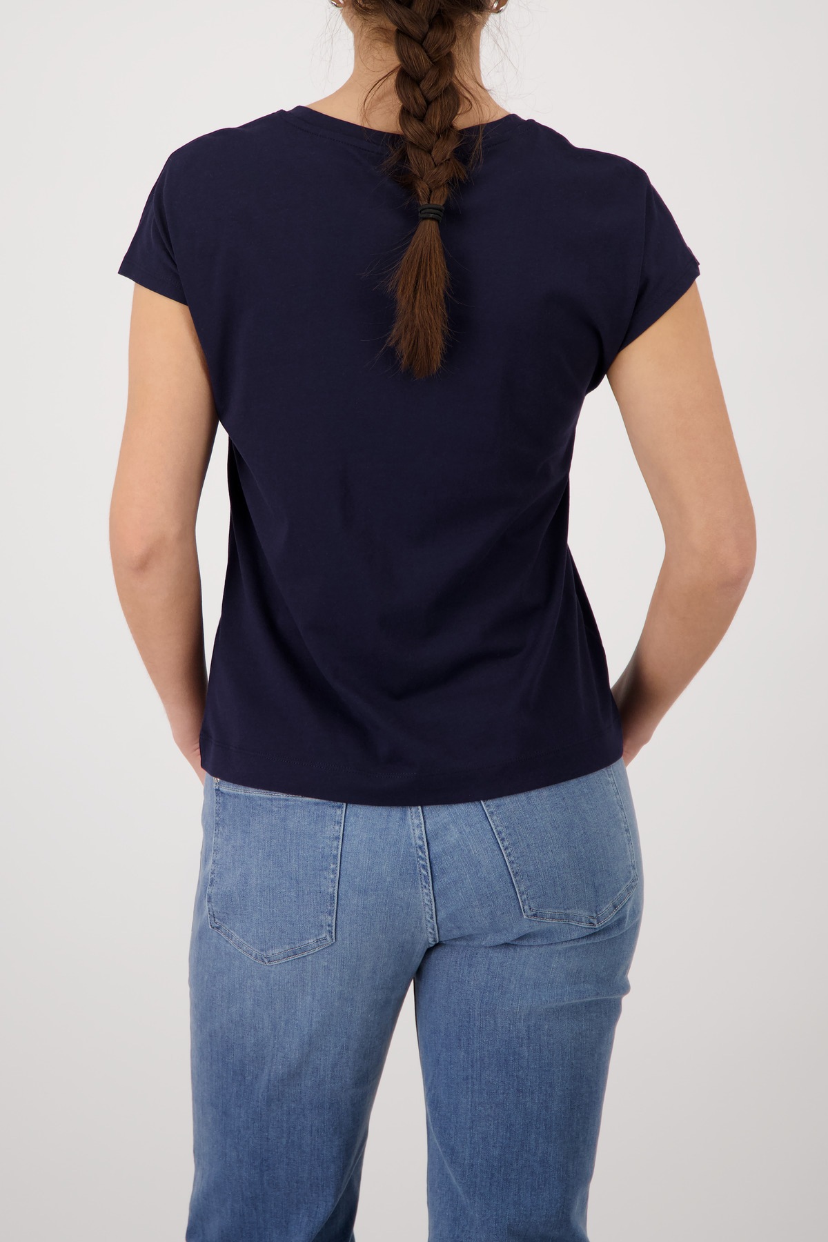 Monari T-Shirt »Shirt Basic Schmuck« Regular fit mit Strasssteinen