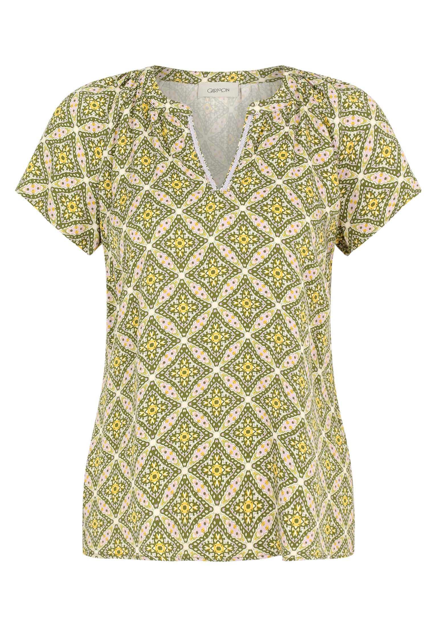Cartoon Shirtbluse »Damen mit Muster«