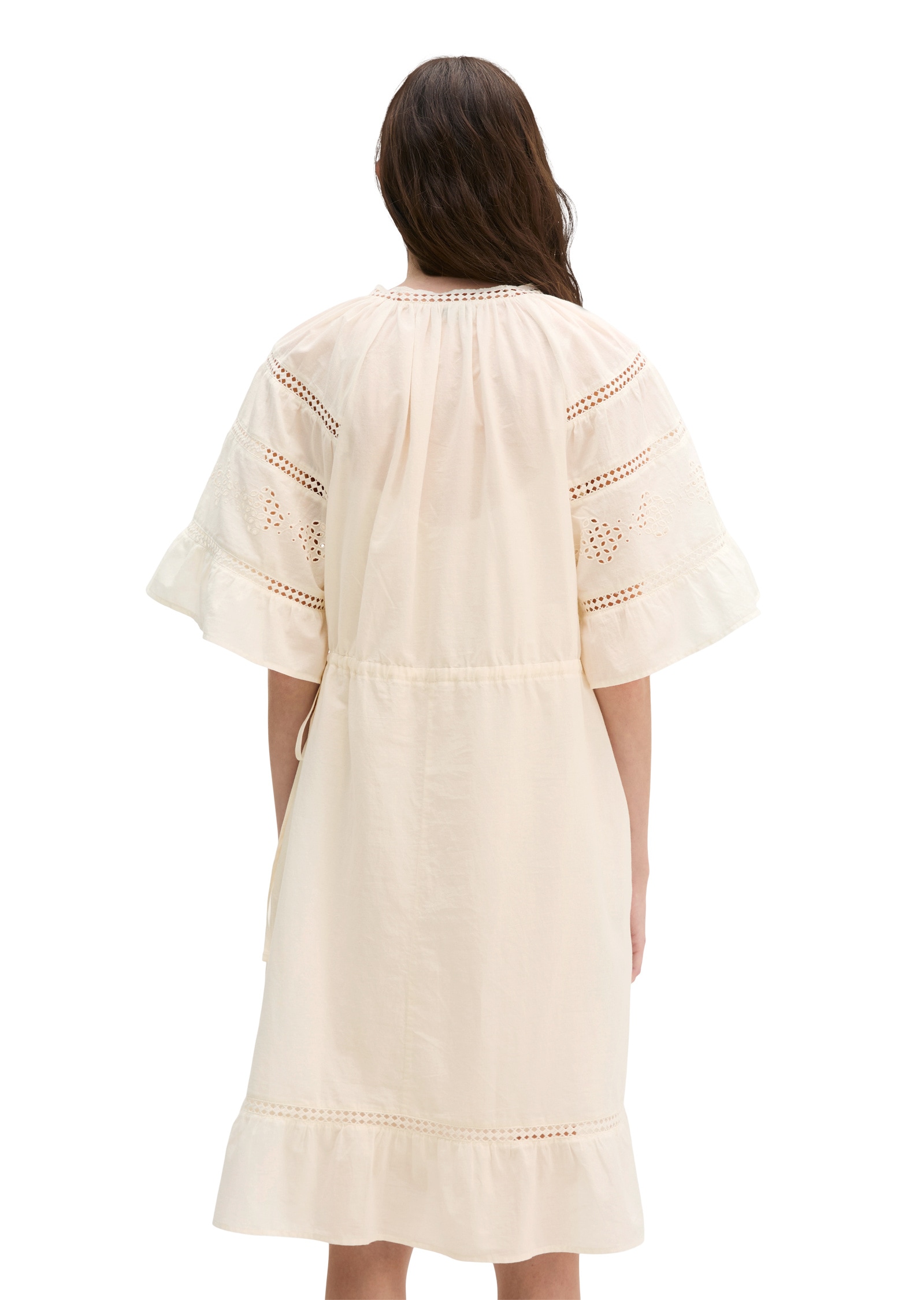 Marc O'Polo Midikleid »aus besticktem Baumwoll-Voile«