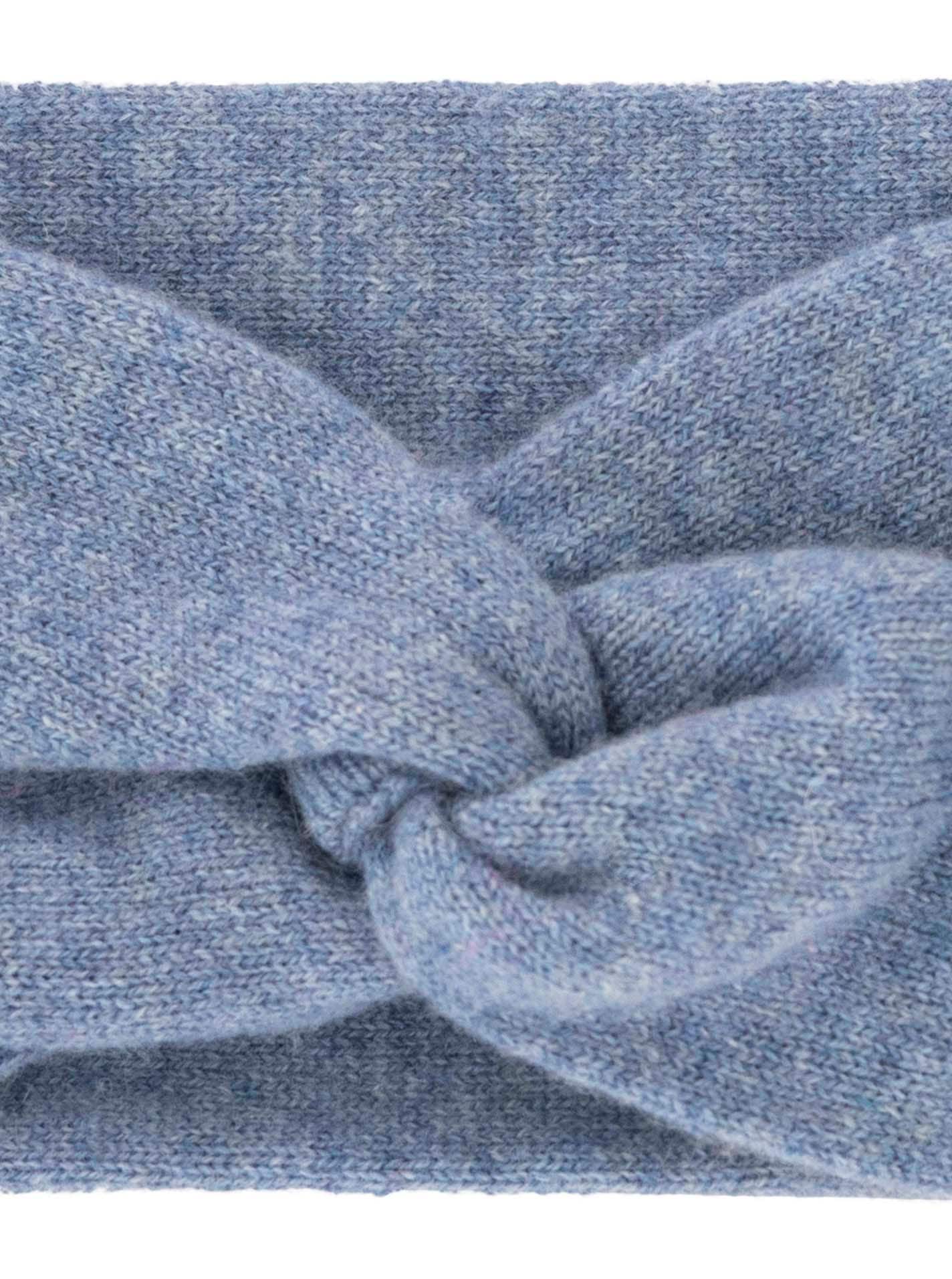 Zwillingsherz Stirnband »100% Cashmere "Classic"« Knoten vorn, wärmend, klassisches Strickdesign