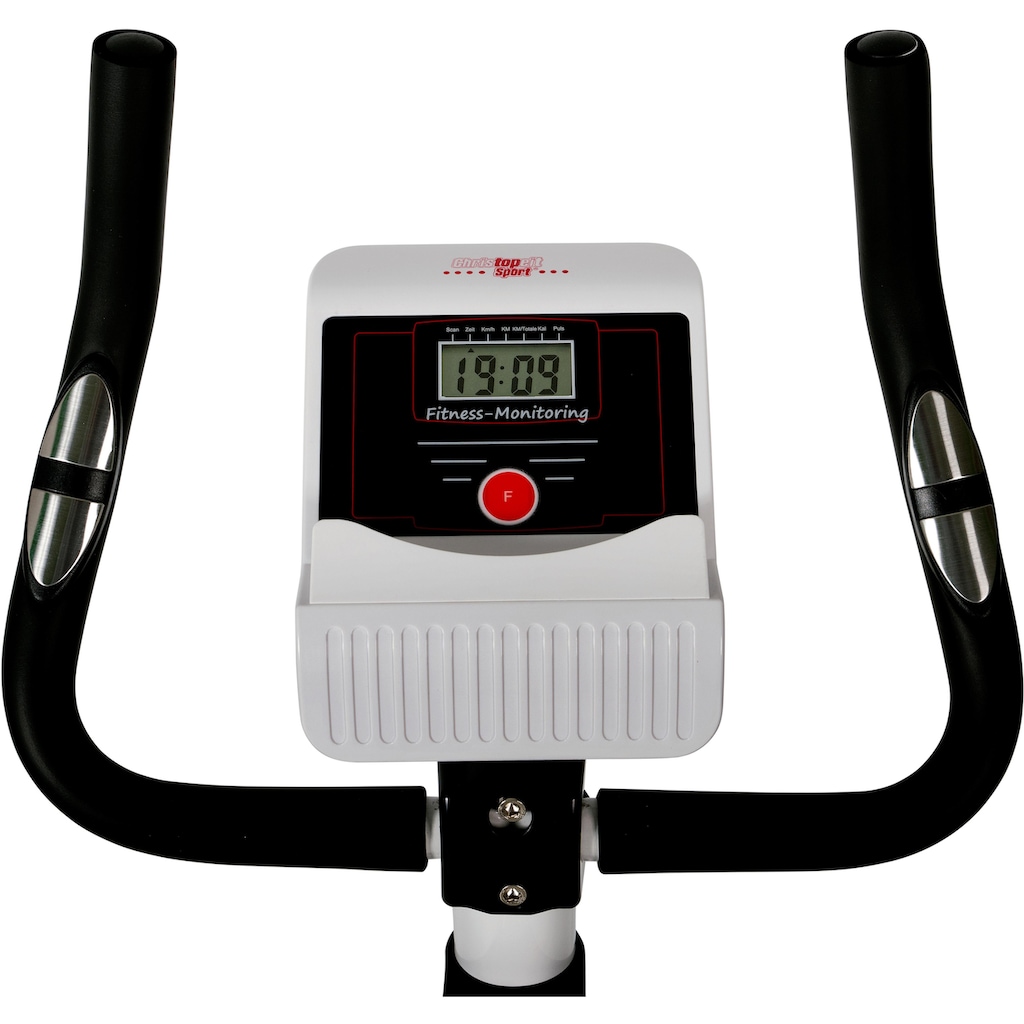 Christopeit Sport® Heimtrainer »CL 2«, Computer mit Halterung für Tablet bzw. Smartphone