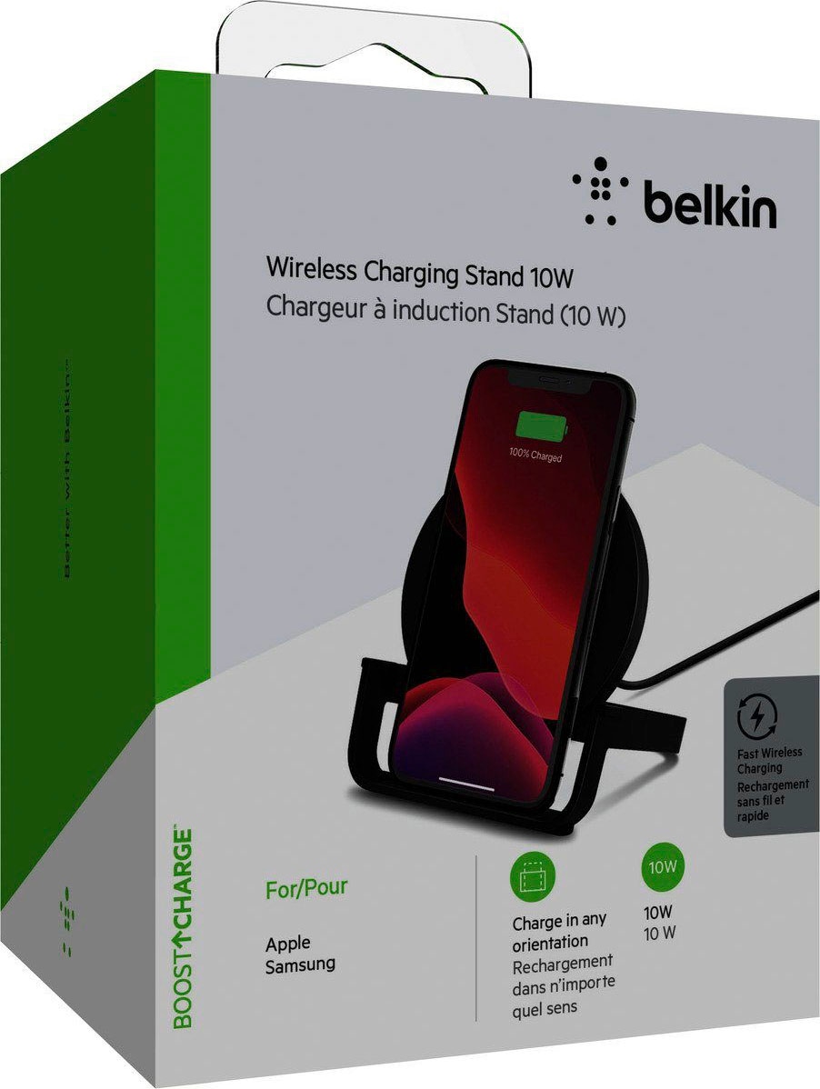 Belkin Induktions-Ladegerät »Wireless Charging Stand mit Micro-USB Kabel & NT«, Intelligente Schaltungen erkennen angeschlossene Geräte