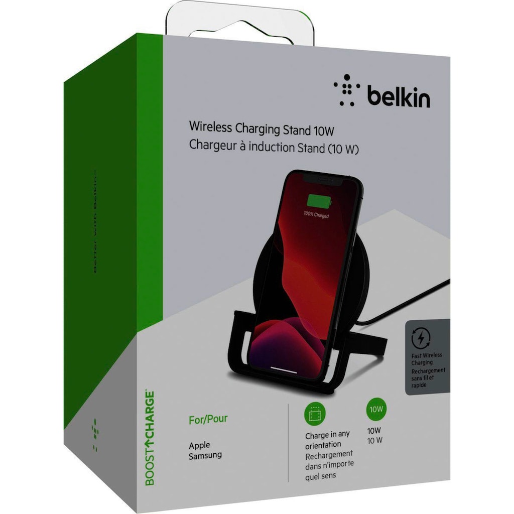 Belkin Induktions-Ladegerät »Wireless Charging Stand mit Micro-USB Kabel & NT«