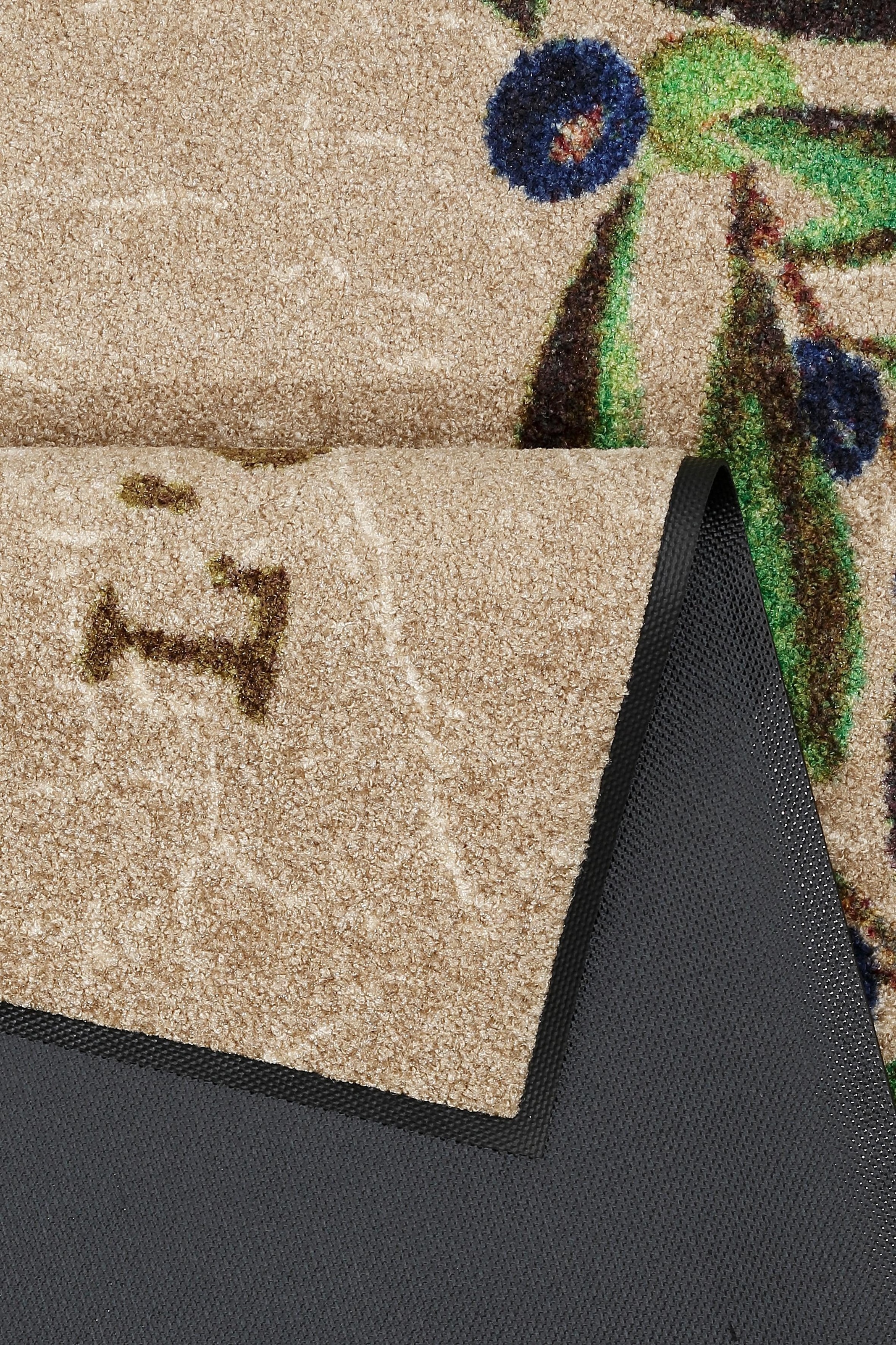 Thumbnail - wash+dry by Kleen-Tex Küchenläufer "Le Citron" rechteckig 7 mm Höhe Teppich, Motiv Oliven & Zitronen, rutschhemmend, was...