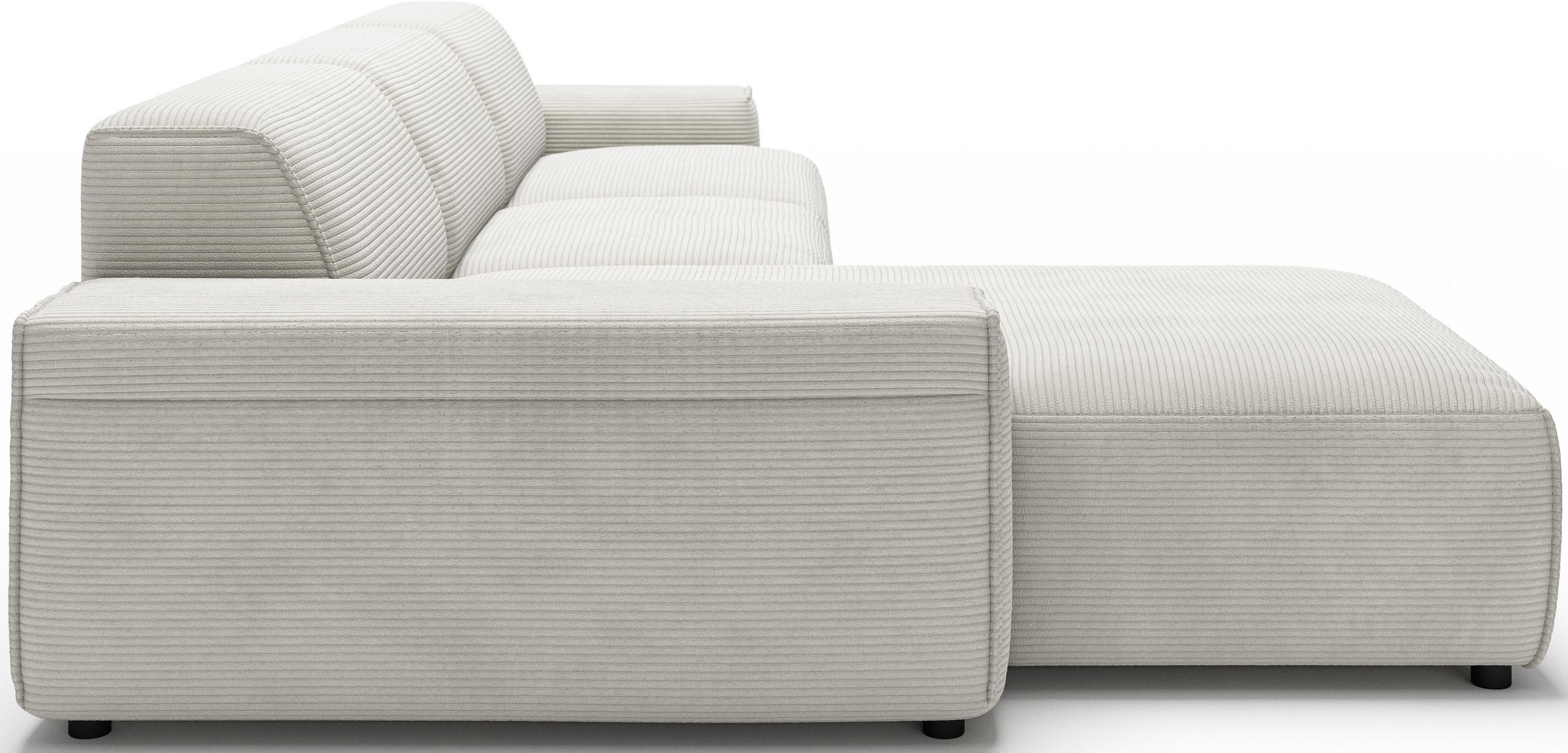 andas Ecksofa »Glimminge auch in Breitcord, Feincord, Bouclé + Easy care-Bezug«, L-Form, Breite 294, Zierkissen