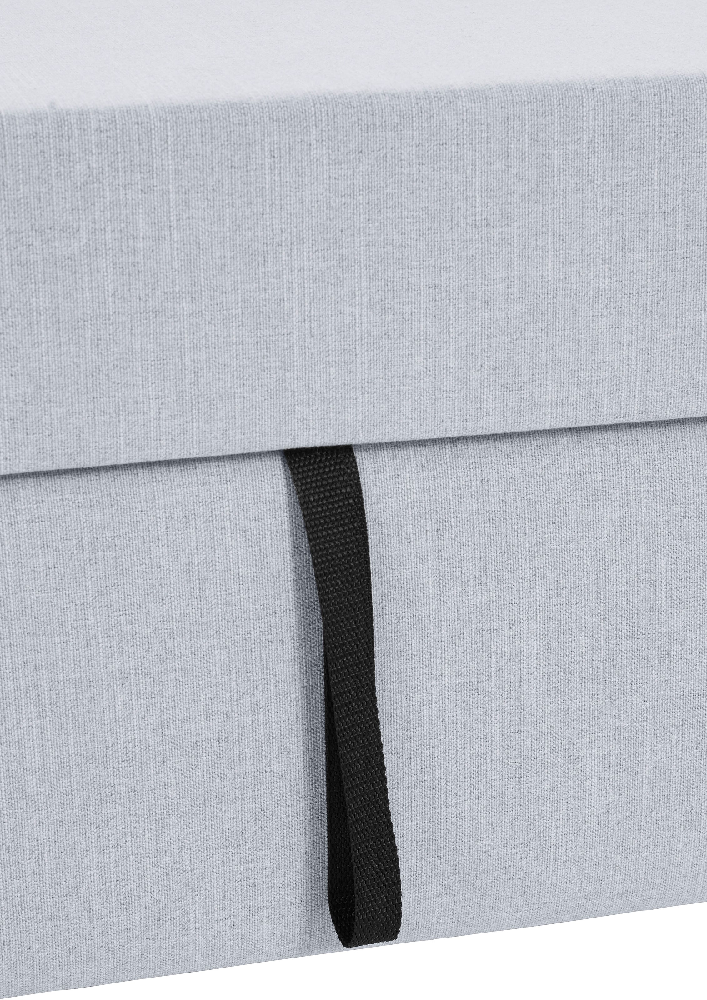 OTTO products Wohnlandschaft »Grazzo U-Form«, hochwertige Stoffe aus recyceltem Material, Steppung im Sitzbereich