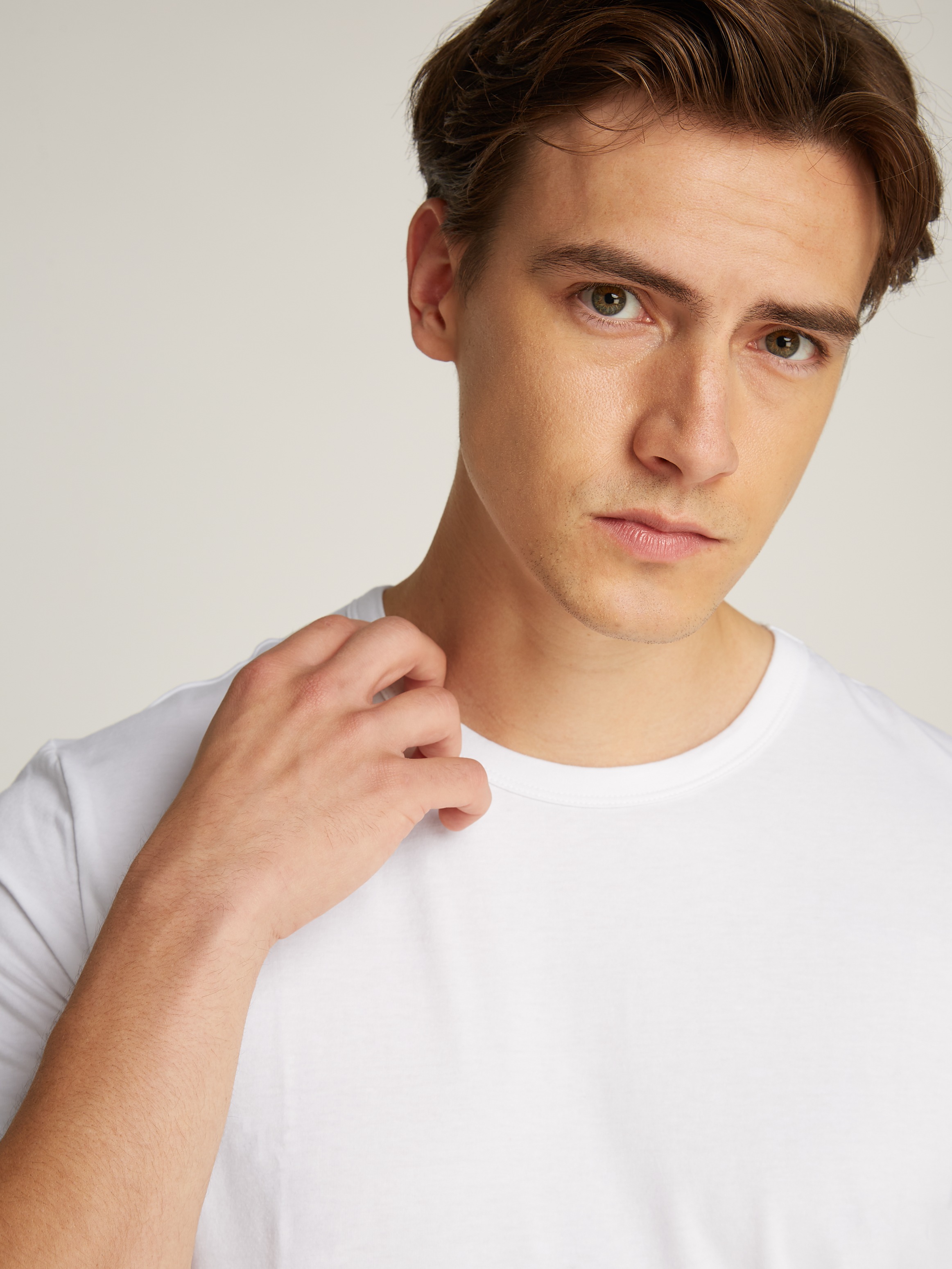 Thumbnail - Calvin Klein Underwear T-Shirt "S/S CREW NECK 3PK", (Packung, 3 tlg., 3er-Pack), mit Logo am Saum